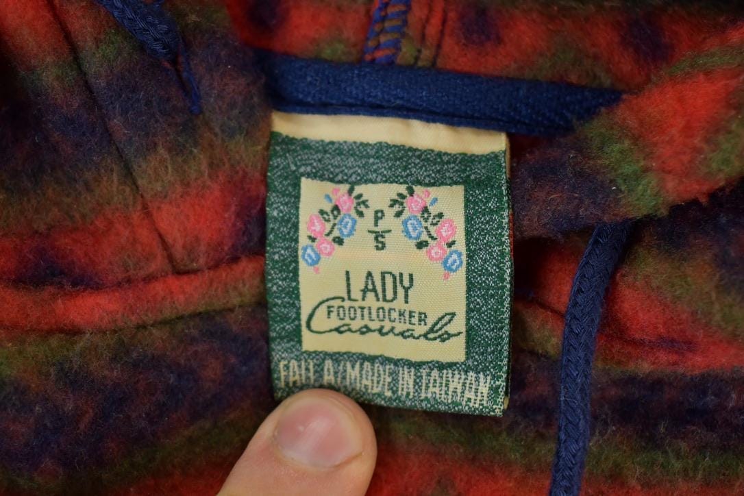 Vintage 1990s Aztec Fleece Outdoorsman Sweater Men's XL - Image 3
