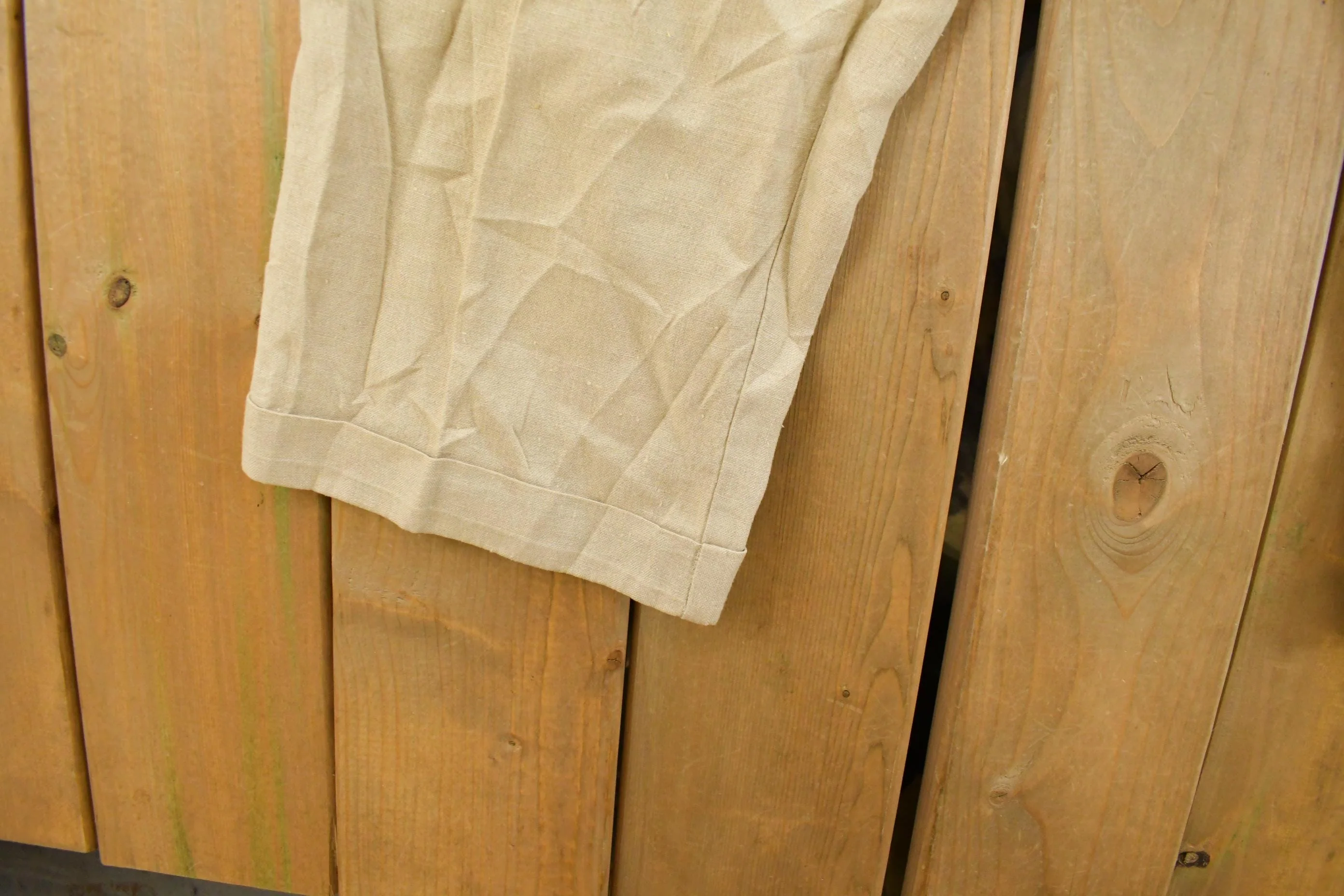 Vintage 1990s Banana Republic Linen Pleated Trousers Men's 36 x 30 - Image 3