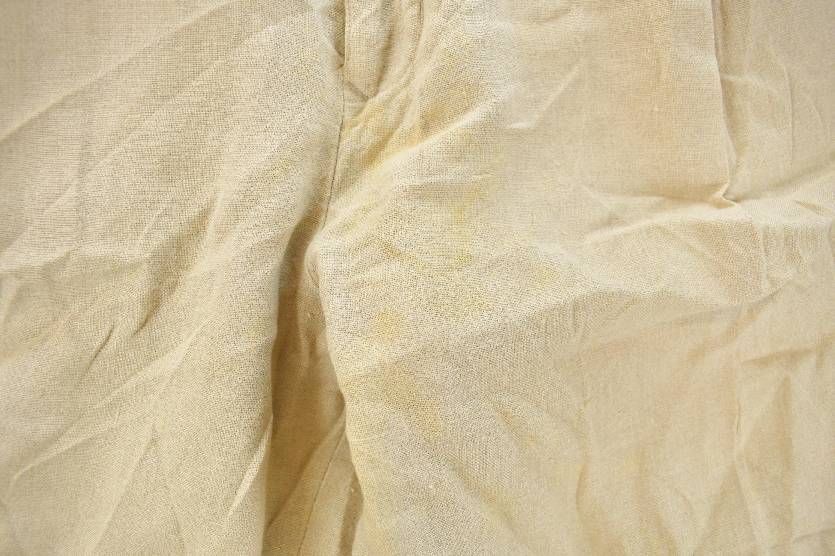 Vintage 1990s Banana Republic Linen Pleated Trousers Men's 36 x 30 - Image 4