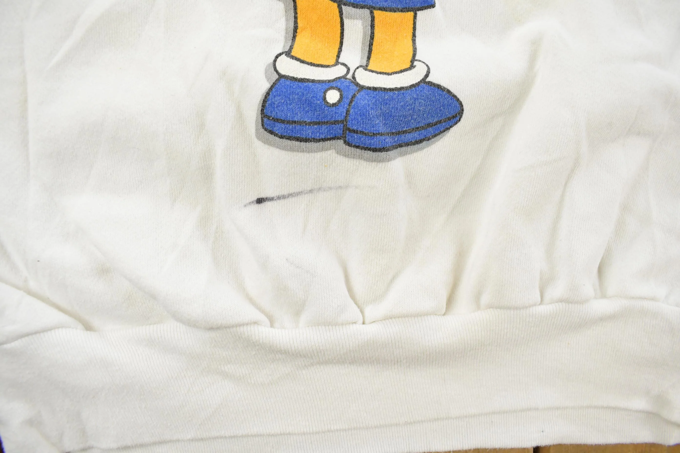 Vintage 1990s Bart Simpson Graphic Crewneck Sweatshirt Men's Medium - Image 5
