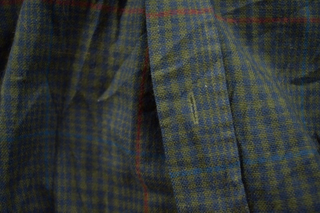 Vintage 1990s Bay Area Traders Plaid Flannel Button Up Shirt Men's XL - Image 4