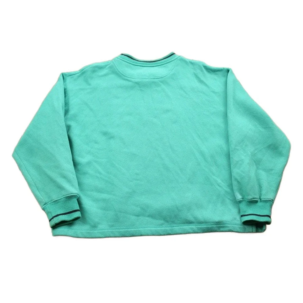 Vintage 1990s Bay Waters Turquoise Crewneck Sweatshirt Women's L - Image 2