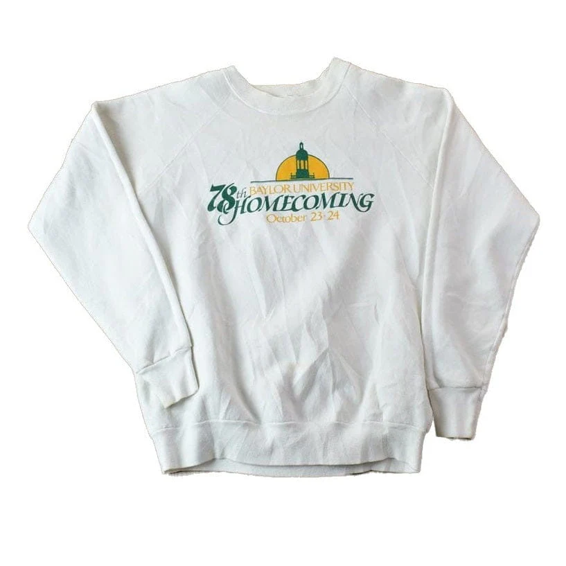 Vintage 1990s Baylor University 78th Homecoming Collegiate Crew Neck Men's Large - Image 2