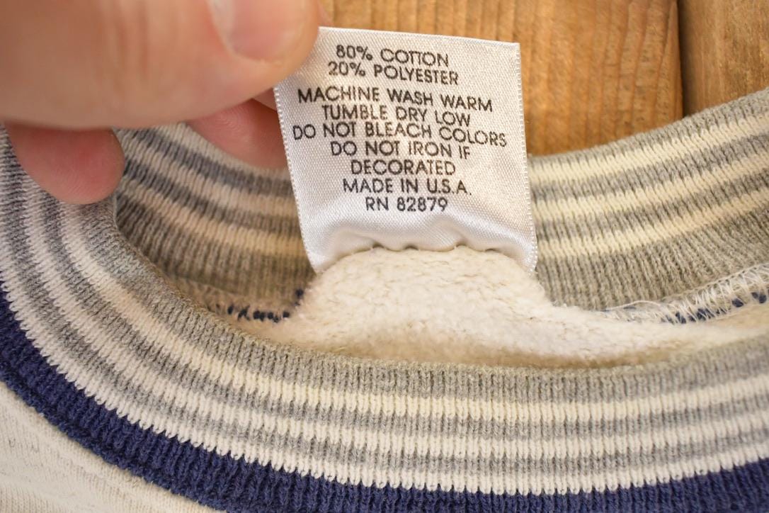 Vintage 1990s BDRSH Jaguars Cartoon University Crewneck Sweater Men's L - Image 5