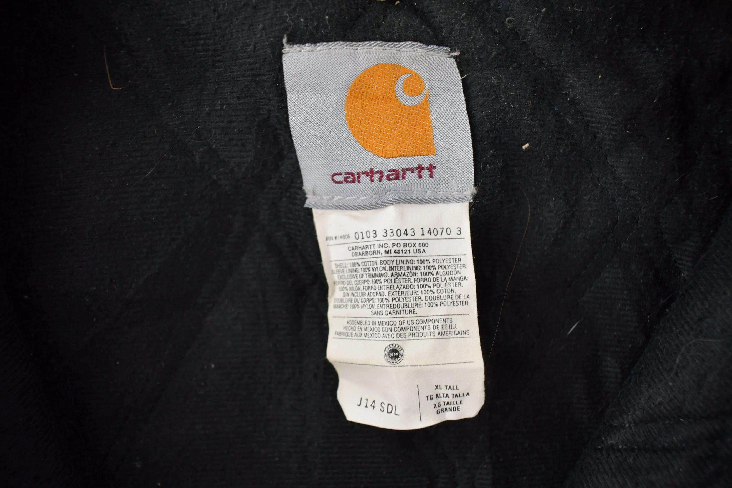 Vintage 1990s Beige Carhartt Santa Fe Jacket Men's XL - Image 5
