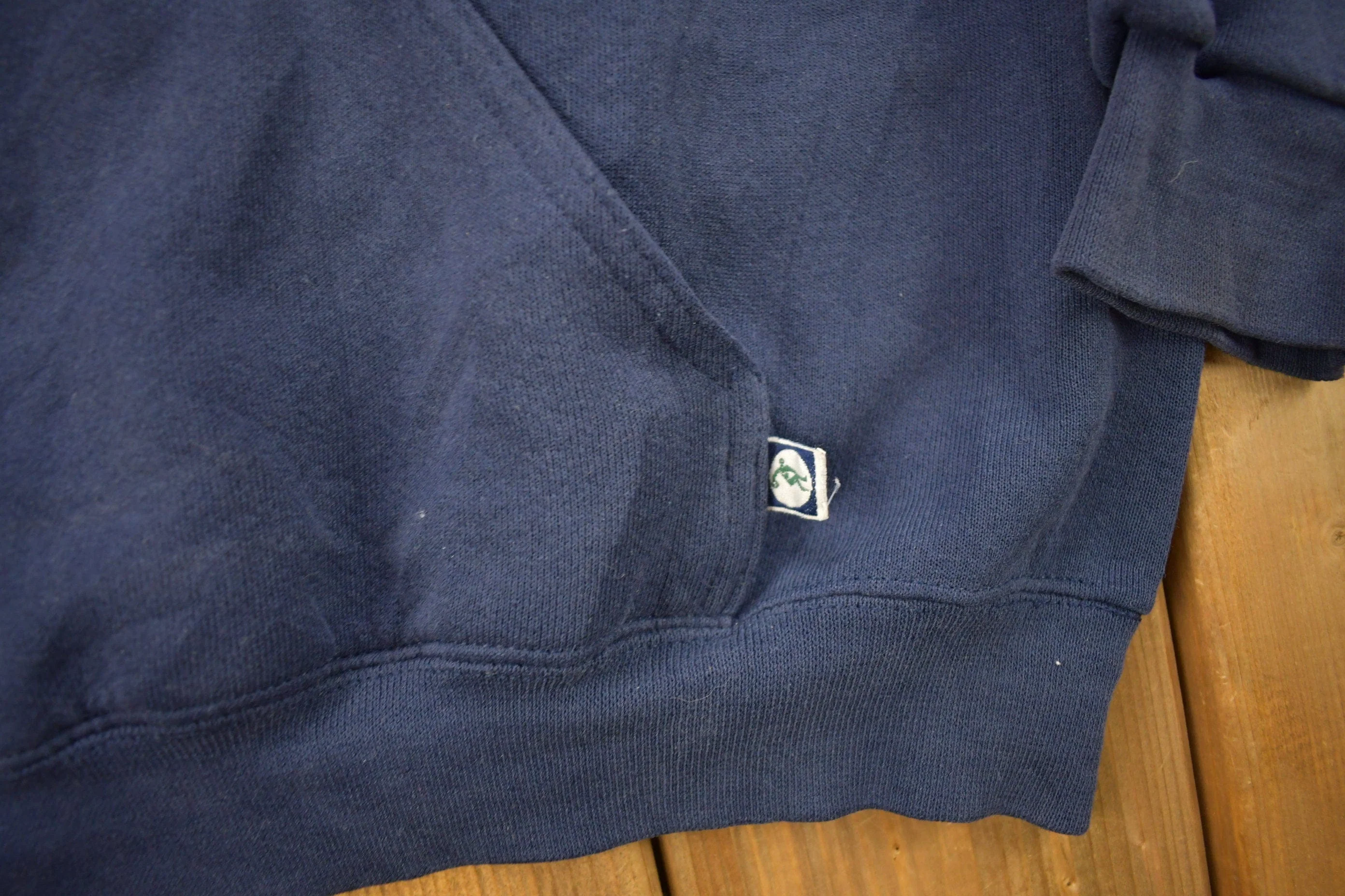Vintage 1990s Bemidji State University Collegiate Hoodie Men's Medium - Image 4