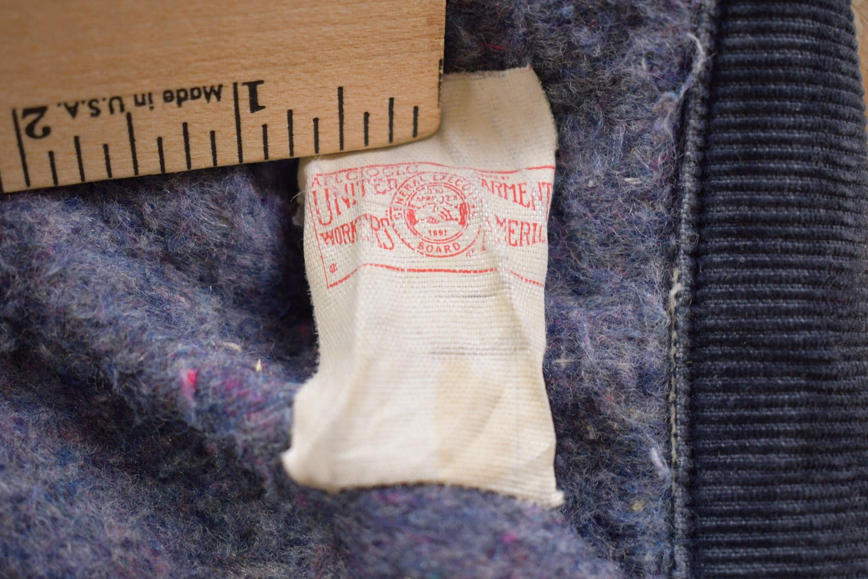 Vintage 1990s Big Mac Made In USA Collared Denim Chore Coat Men's XL - Image 6