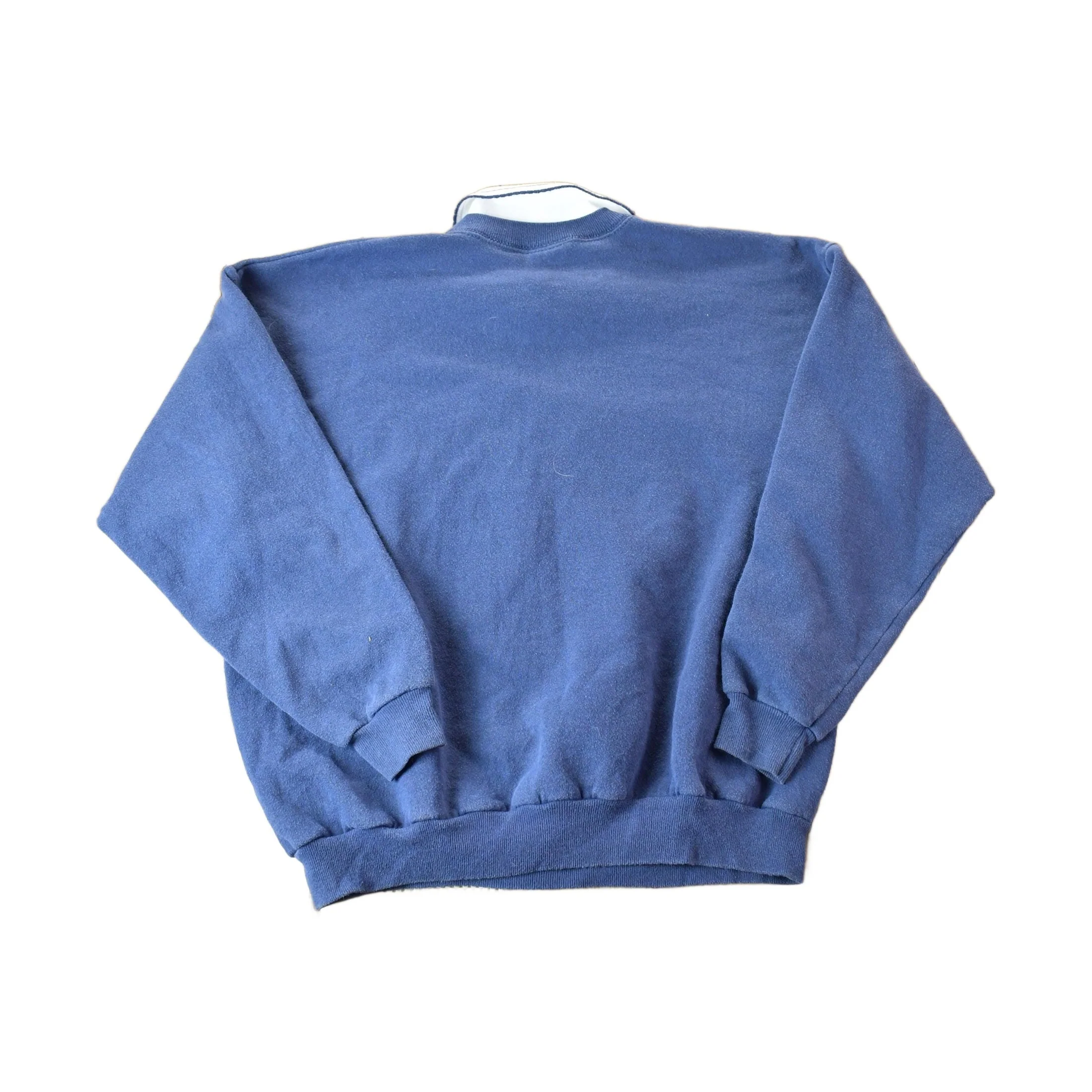 Vintage 1990s Bird Theme Collared Crewneck Men's XL - Image 2