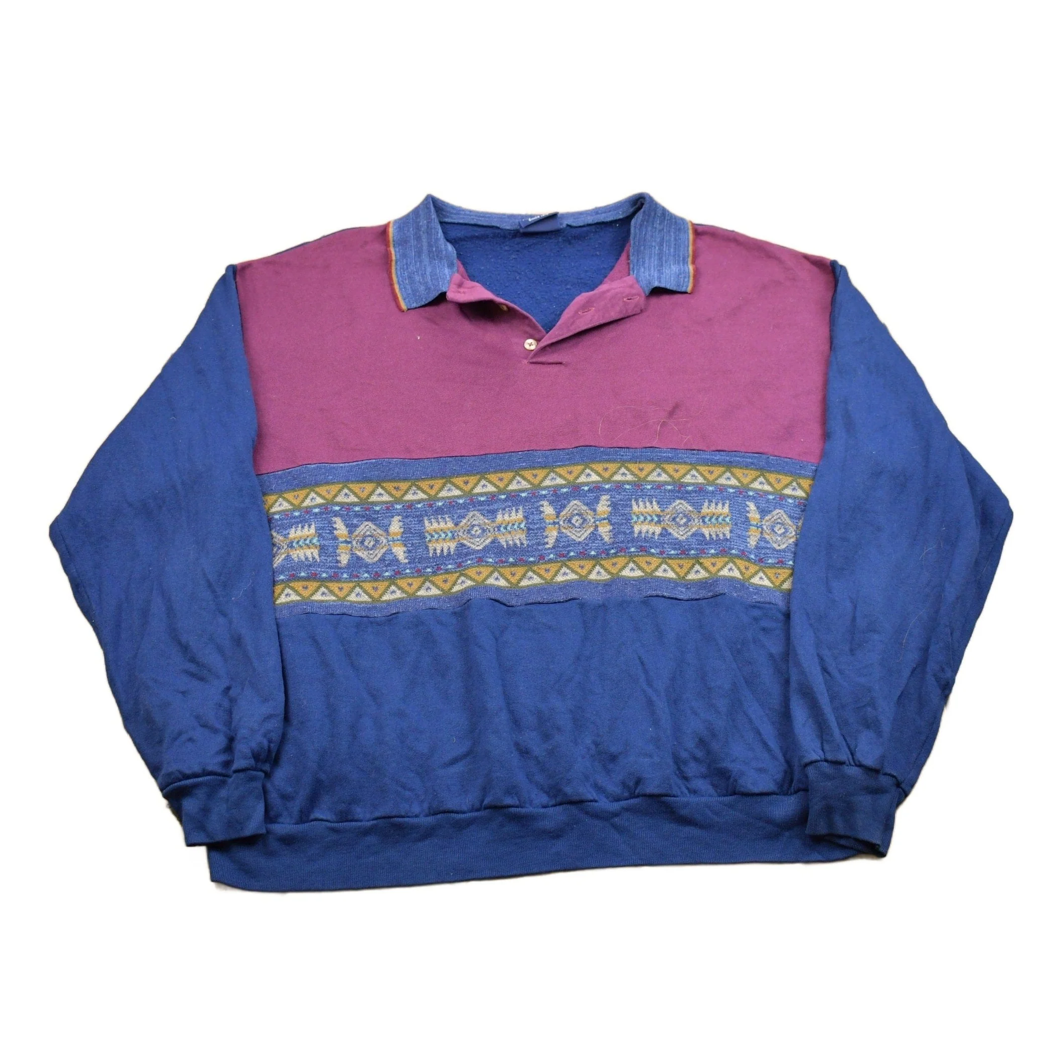 Vintage 1990s Blair Menswear Crewneck Sweatshirt Men's 2XL