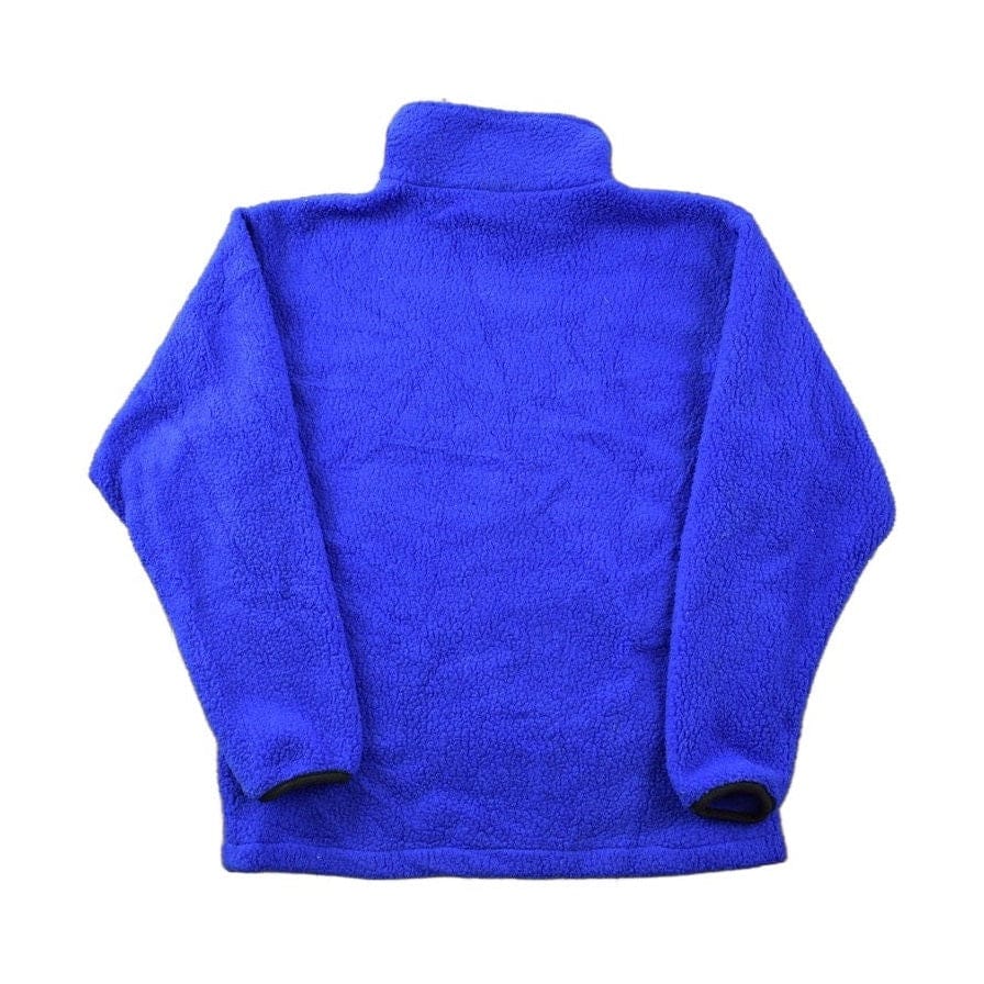 Vintage 1990s Blank Blue REI Fleece Sweater Men's Large - Image 2