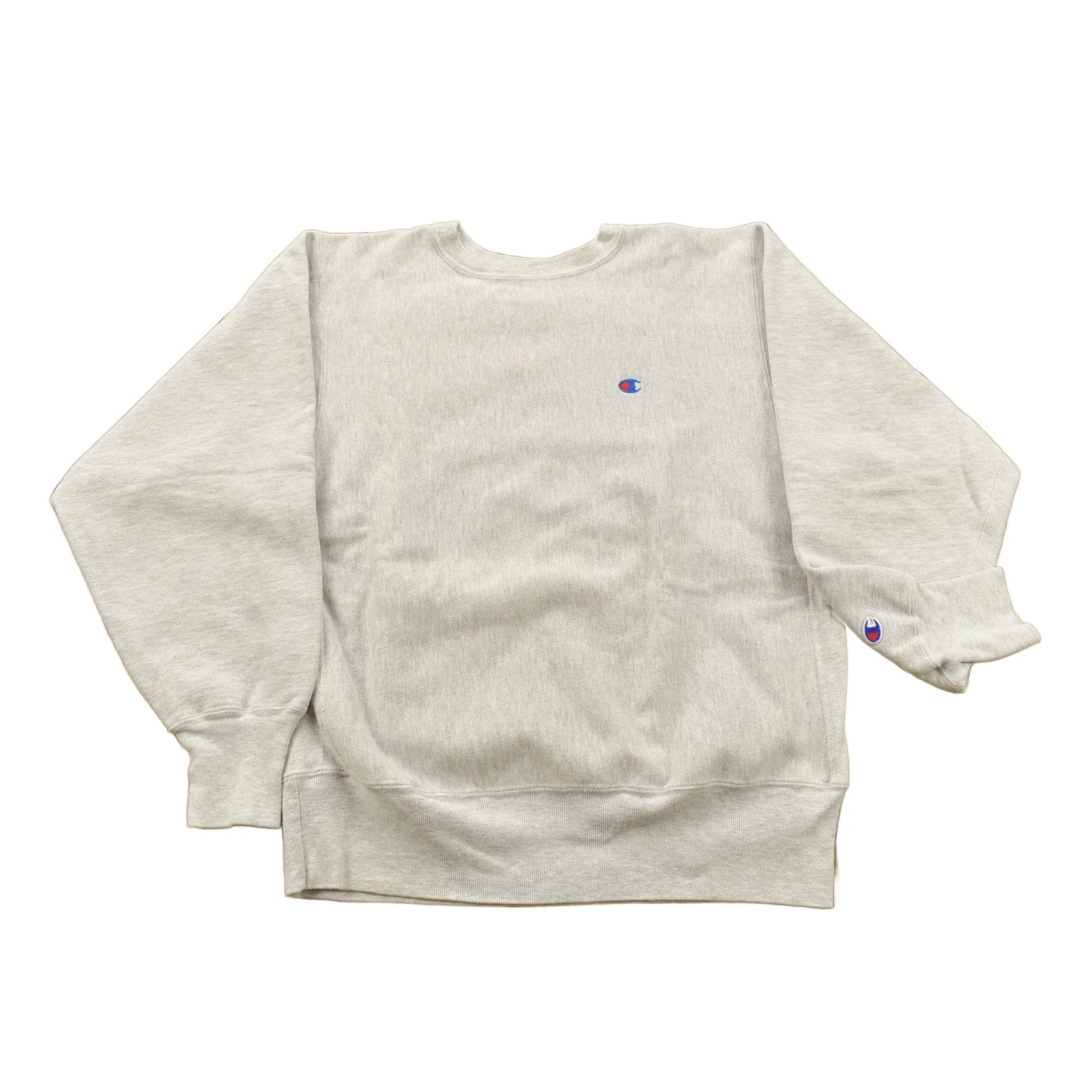 Vintage 1990s Blank Grey Champion Reverse Weave Crewneck