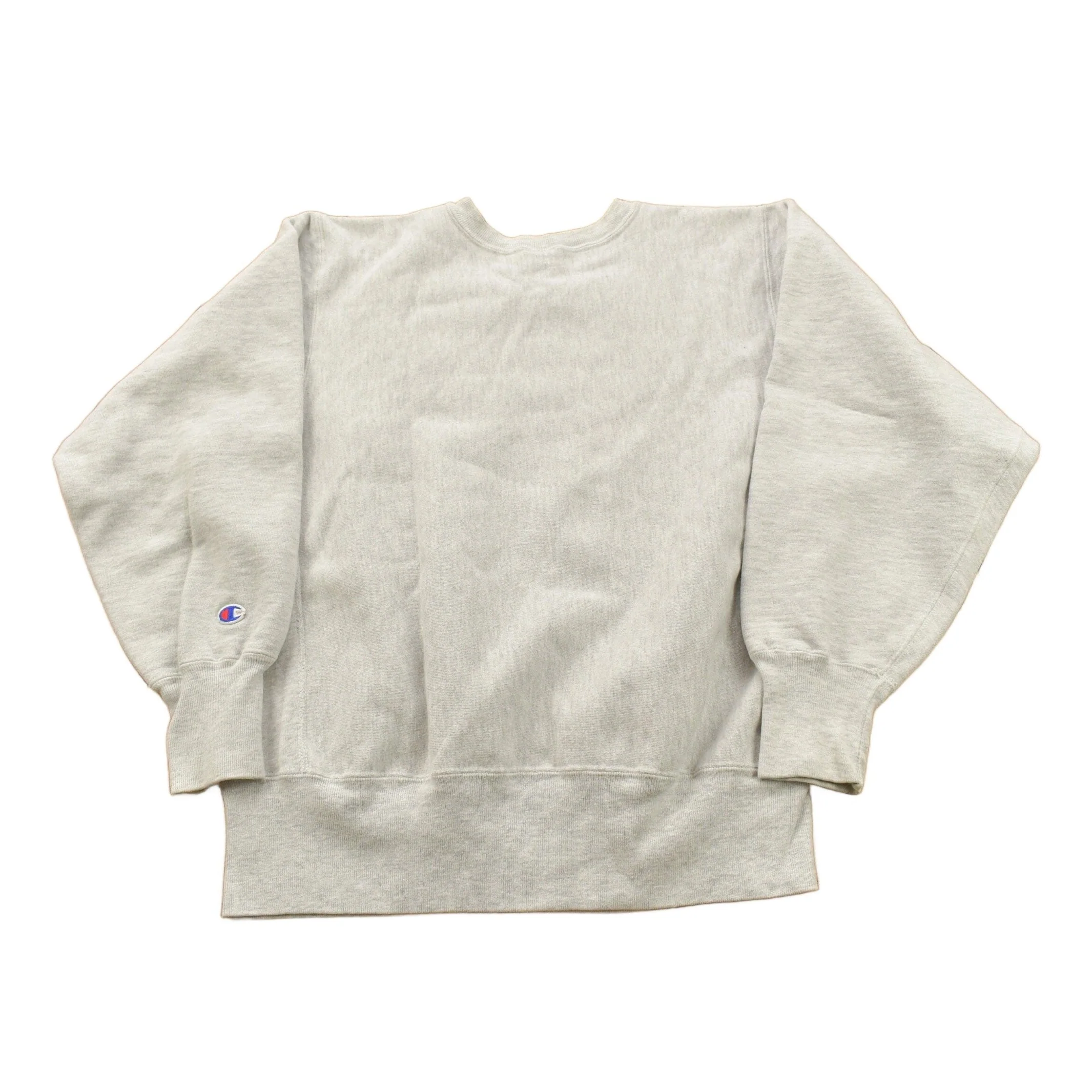 Vintage 1990s Blank Grey Champion Reverse Weave Crewneck - Image 2