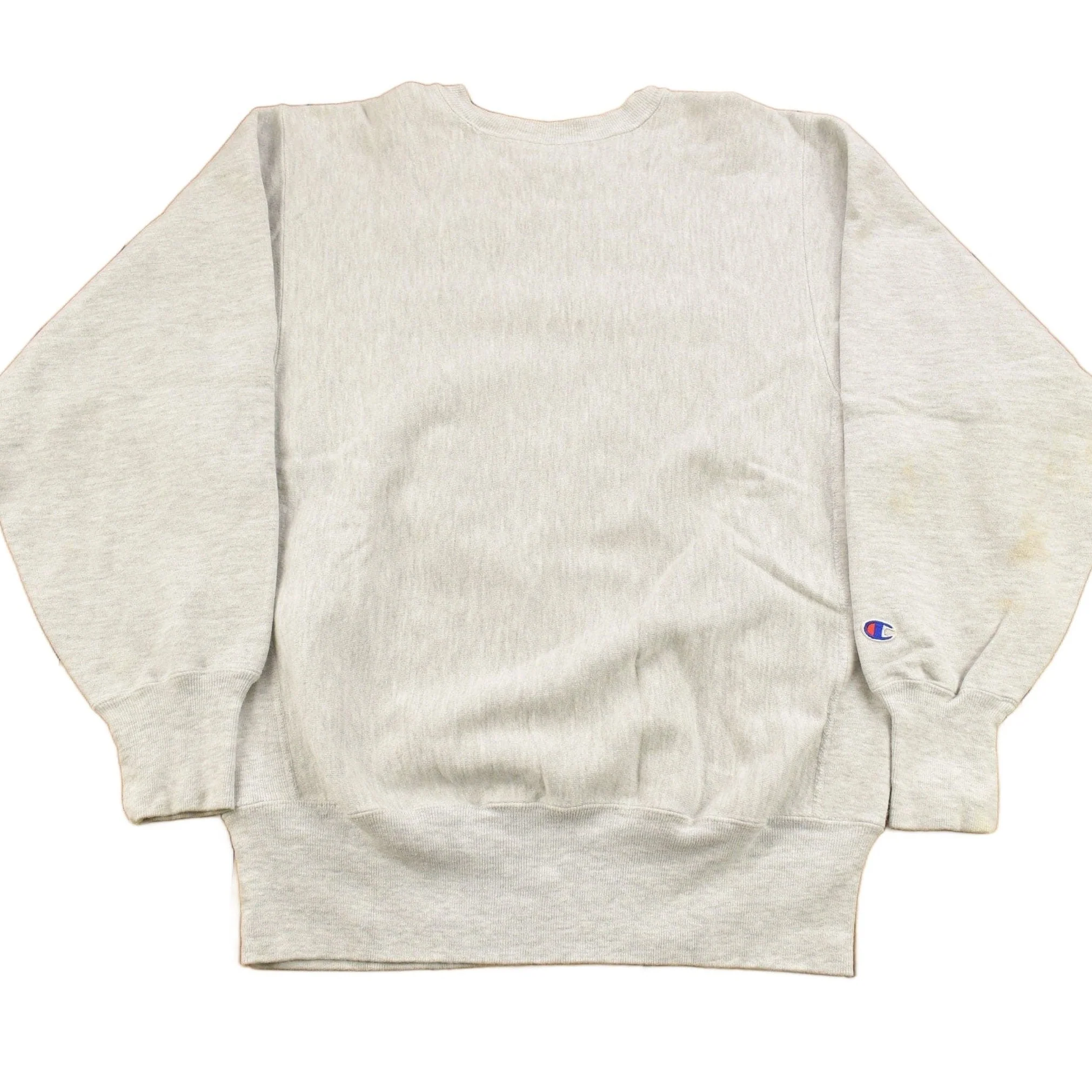 Vintage 1990s Blank Grey Champion Reverse Weave Crewneck Men's Large