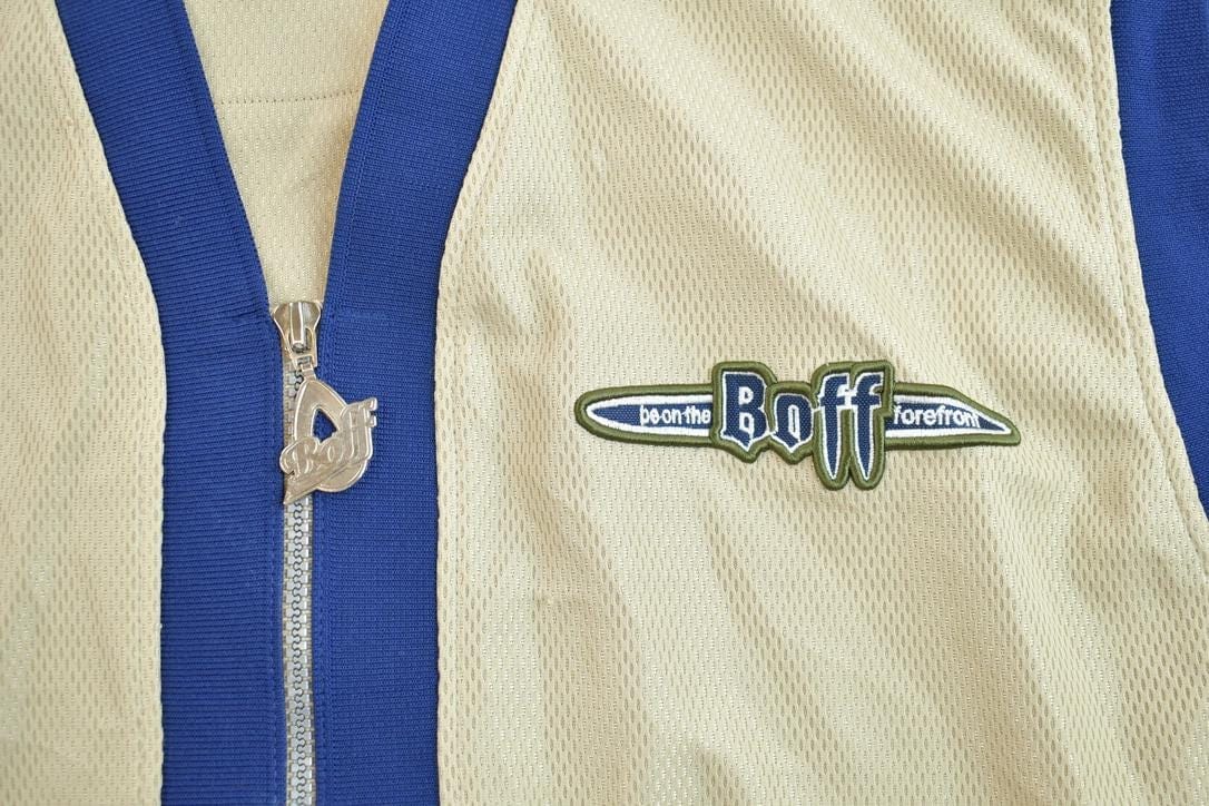 Vintage 1990s Boff Zip Up Vest Men's 2XL - Image 5
