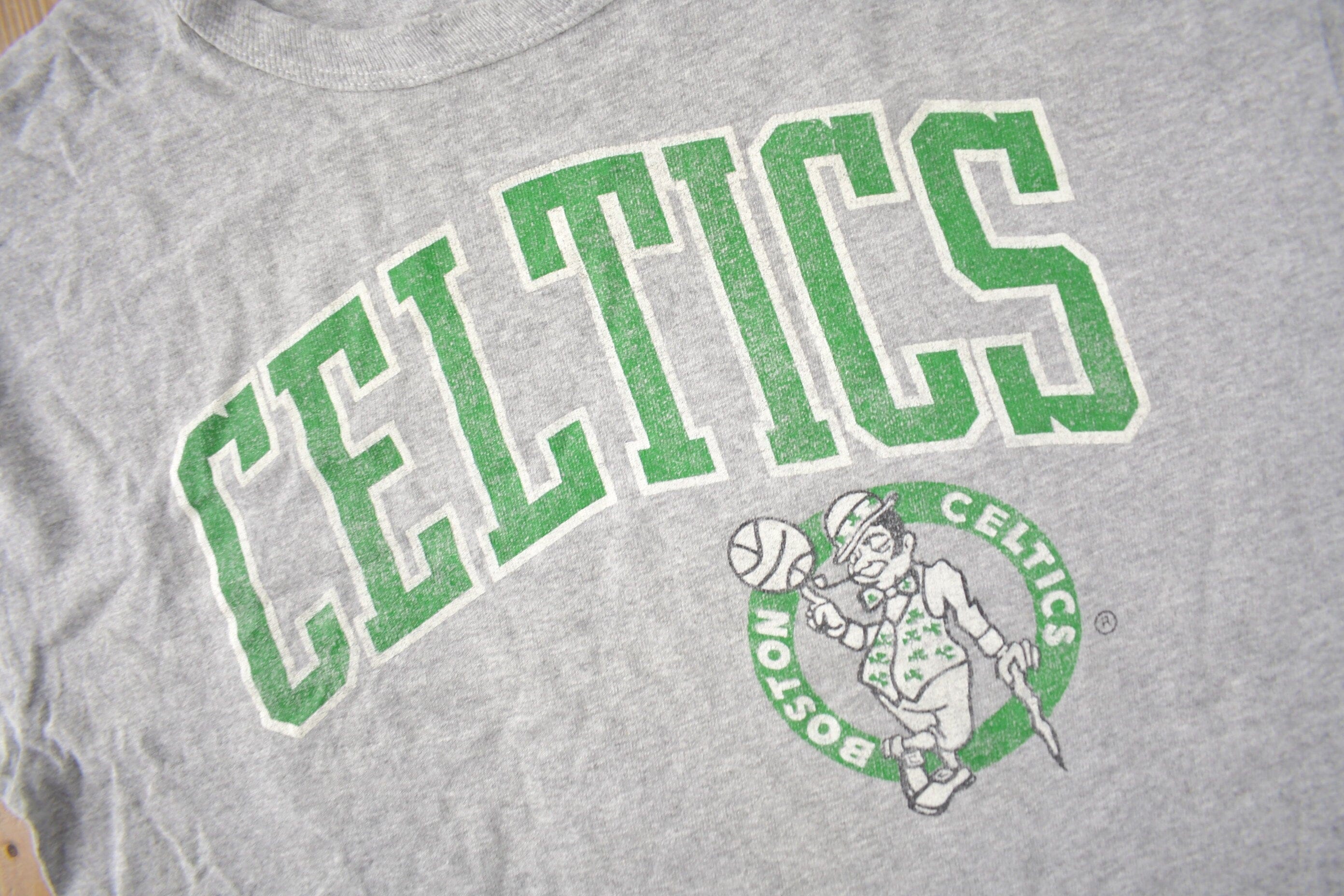 Vintage 1990s Boston Celtics NBA Basketball Starter Graphic T-Shirt Men's Large - Image 3