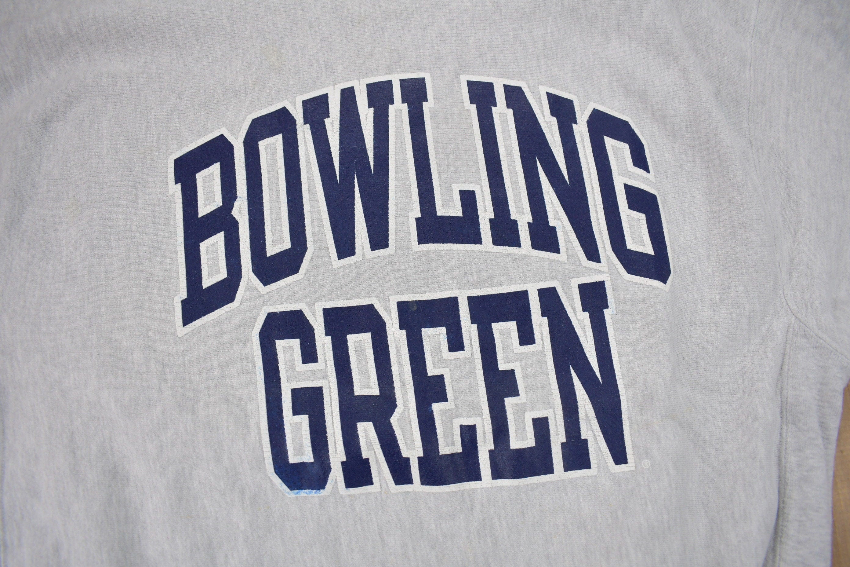 Vintage 1990s Bowling Green State University Champion Reverse Weave Crewneck Men's XL - Image 3