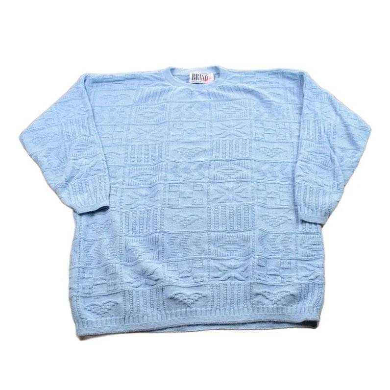 Vintage 1990s Brand New Knitted Crewneck Sweater Men's XL