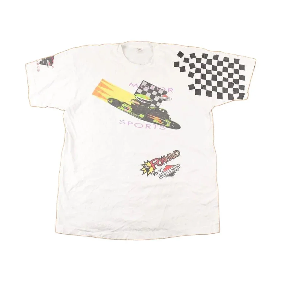 Vintage 1990s Briggs And Stratton Raptor Engine Racing Souvenir T-Shirt Men's XL