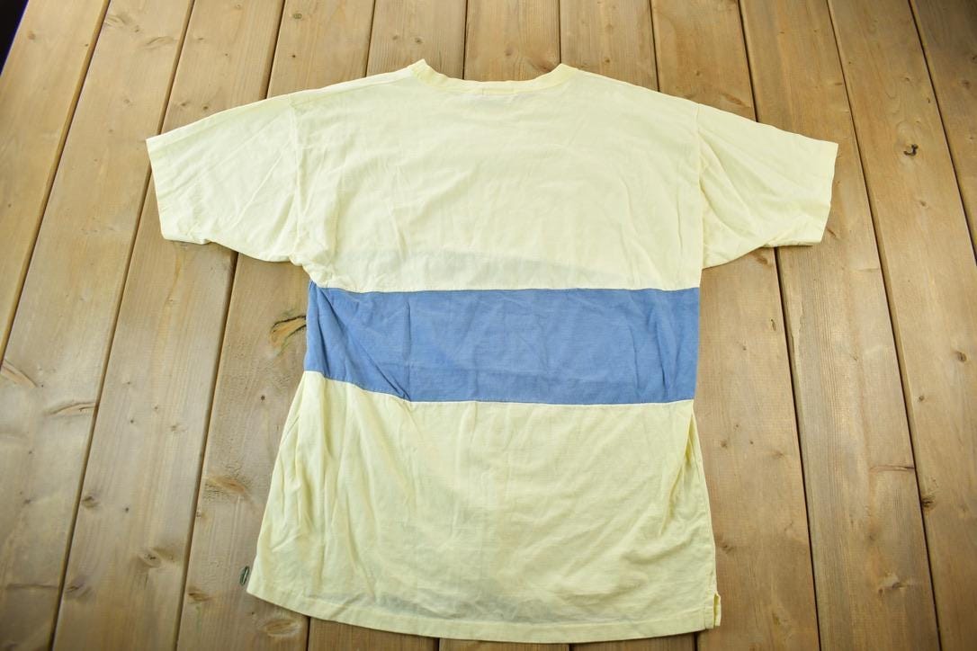 Vintage 1990s Britches Great Outdoors Blank Graphic T-Shirt Men's Medium - Image 4