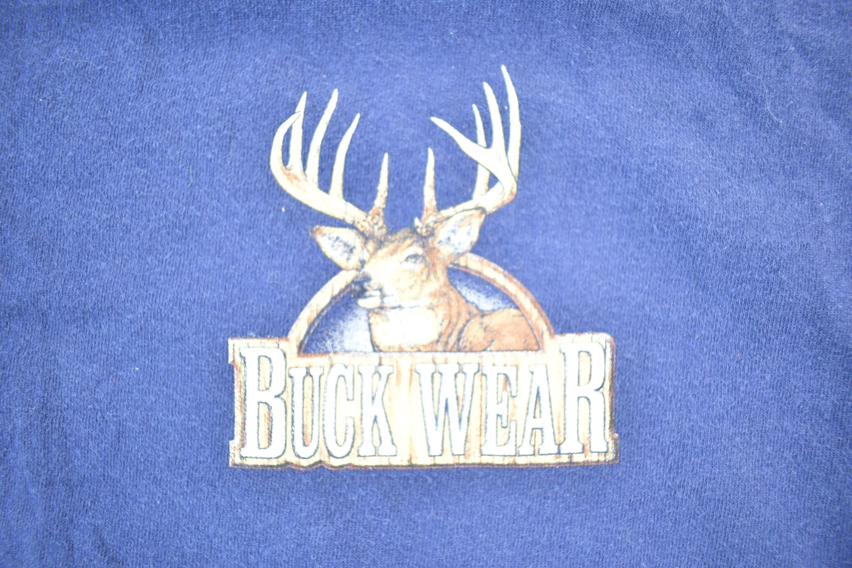 Vintage 1990s Buck Wear Hunting Graphic T-Shirt Men's Large - Image 5
