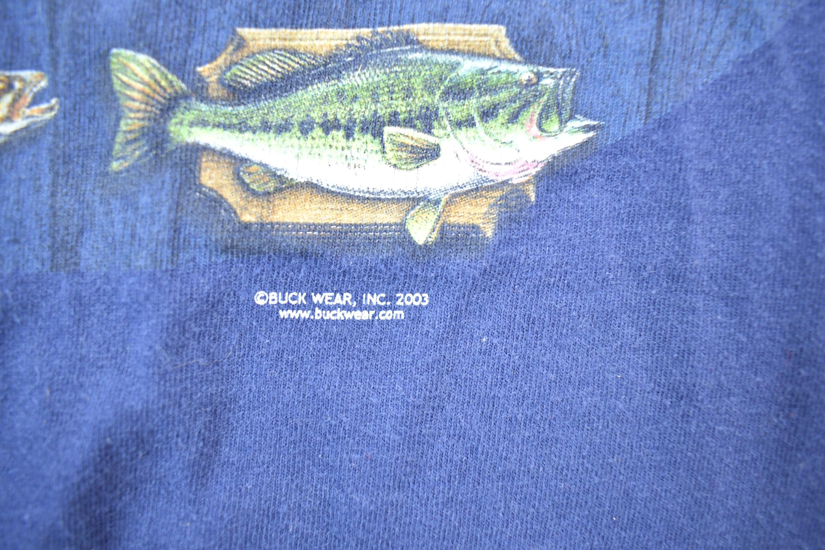 Vintage 1990s Buck Wear Hunting Graphic T-Shirt Men's Large - Image 6