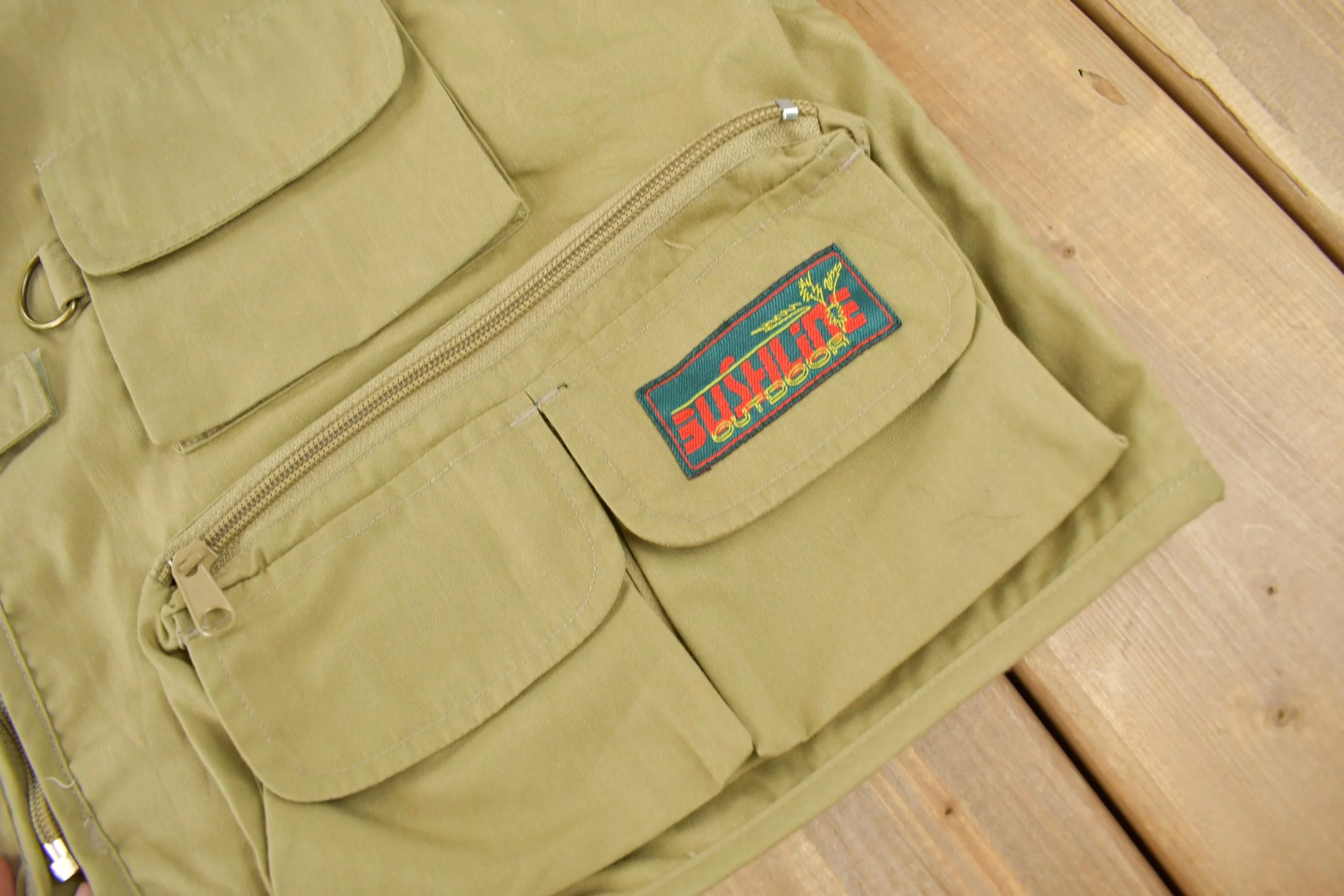 Vintage 1990s Bushline Outdoor Tactical Utility Vest Men's M - Image 3