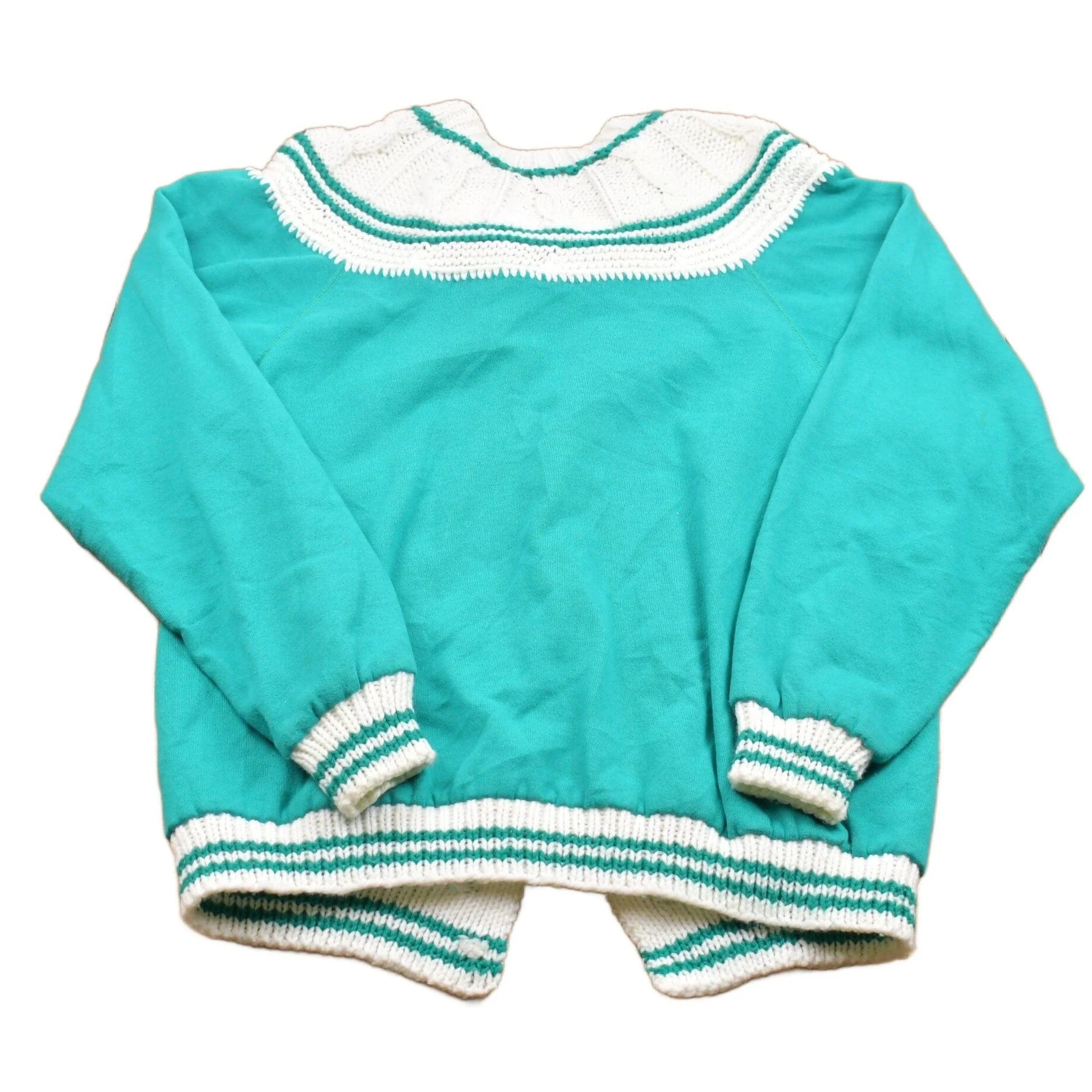 Vintage 1990s Button Up Cardigan Sweater Women's L - Image 2