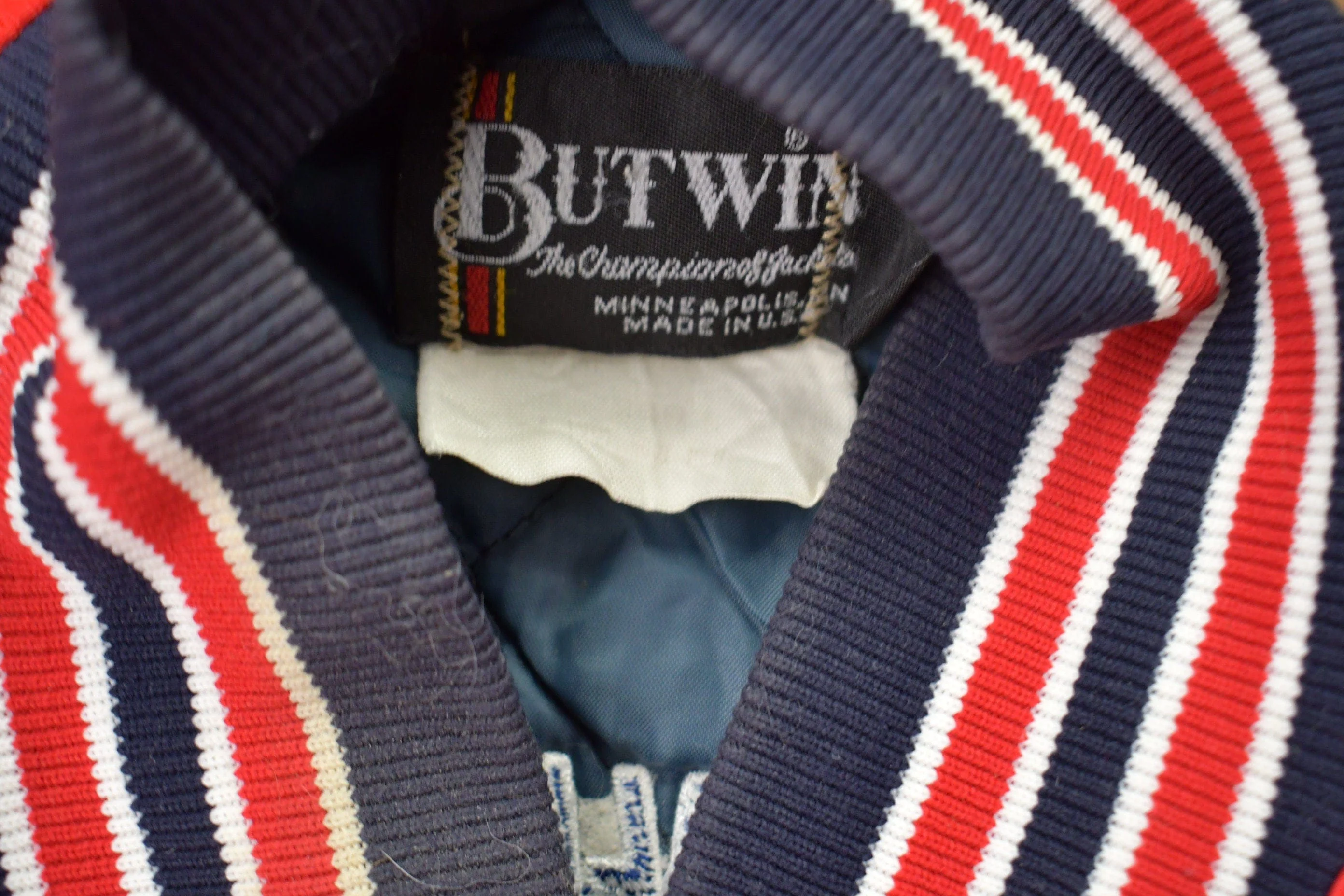 Vintage 1990s Butwin Minnesota Twins Satin Bomber Jacket Men's 2XL - Image 5