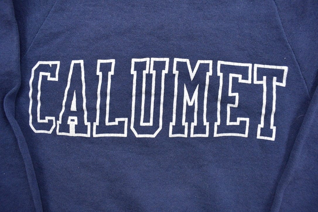 Vintage 1990s Calumet College Crewneck Sweatshirt Youth M - Image 3