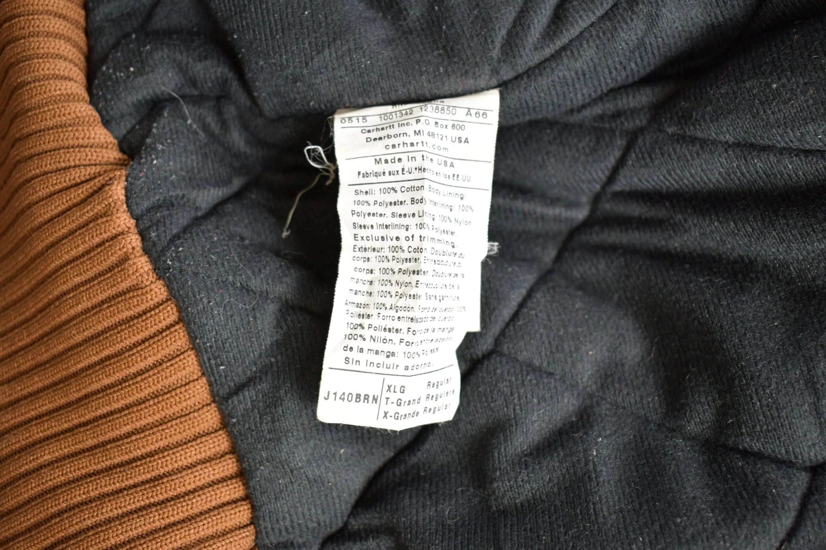 Vintage 1990s Carhartt Active Jac Jacket Men's XL - Image 6