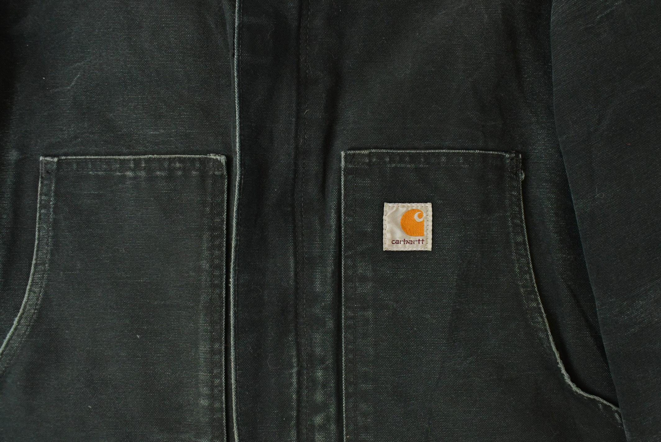 Vintage 1990s Carhartt Arctic Quilt Lined Jacket Men's XL - Image 3