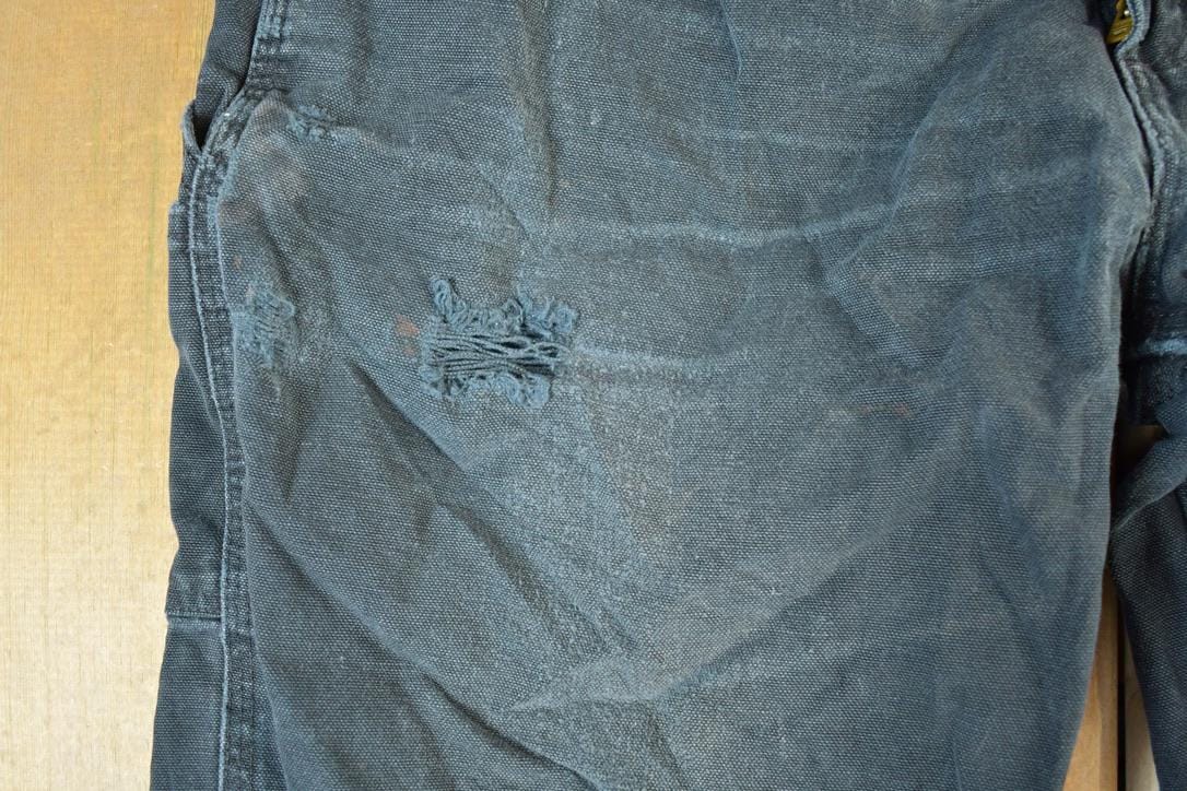 Vintage 1990s Carhartt Black Denim Work Jeans Men's 38 x 32 - Image 4