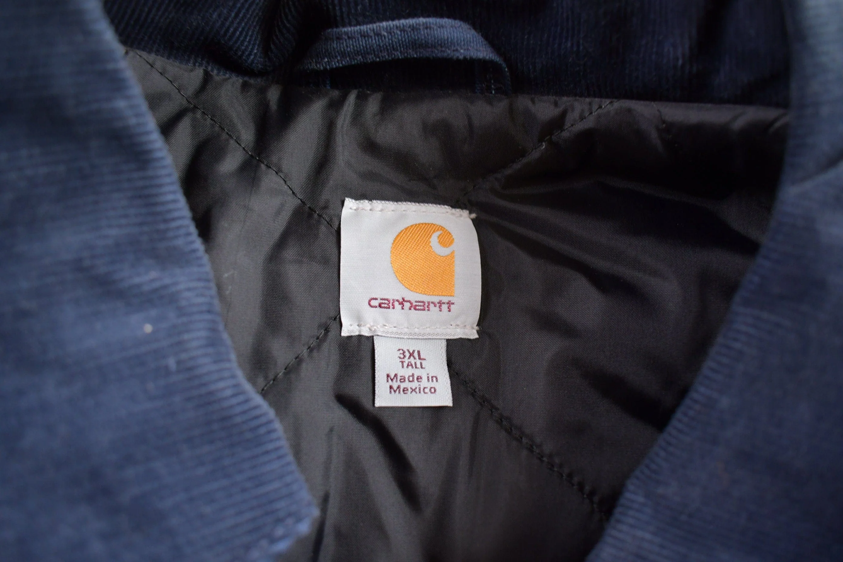 Vintage 1990s Carhartt Blanket Lined Embroidered Work Jacket Men's 3XL - Image 7