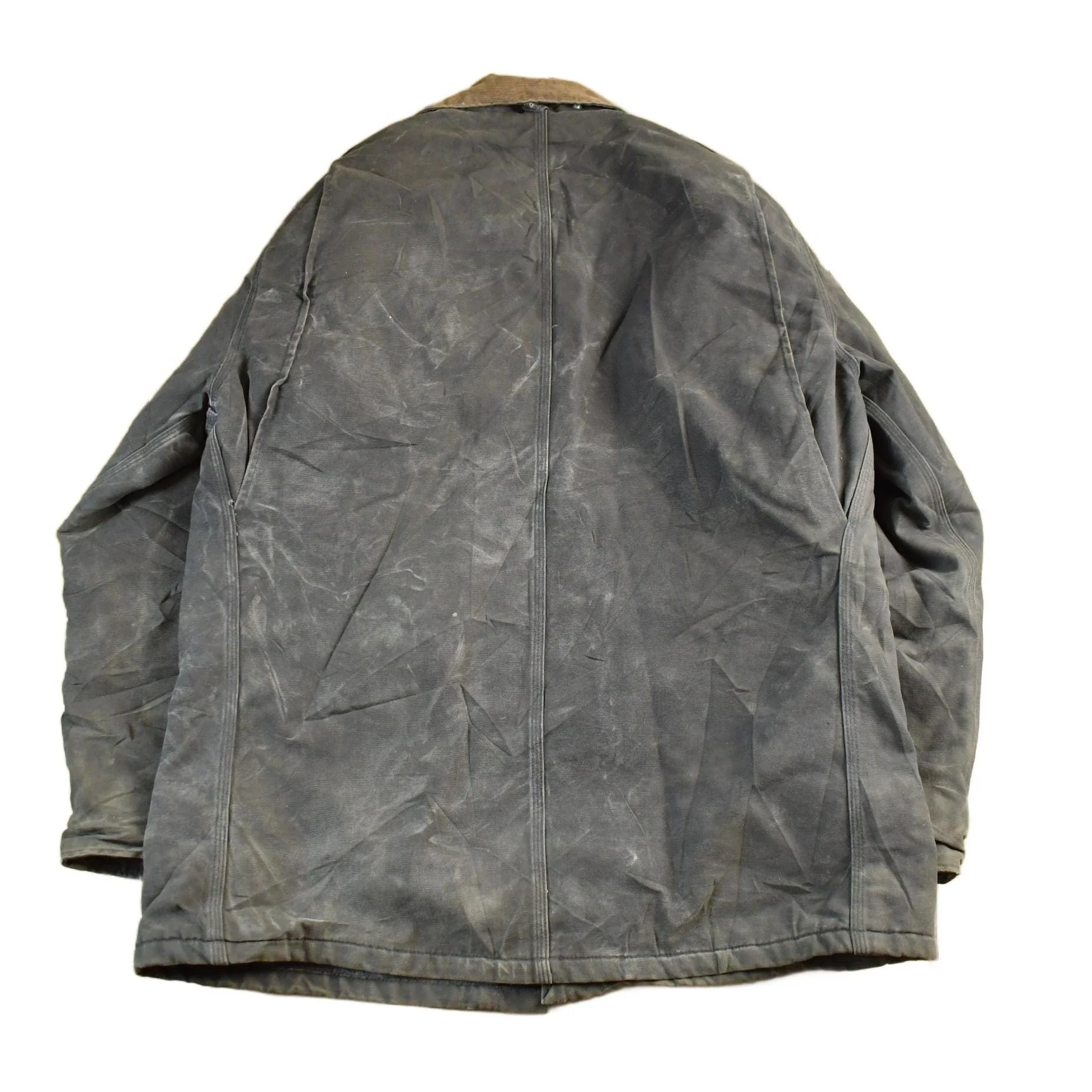 Vintage 1990s Carhartt Blanket Lined Jacket Mens XL Tall - Image 2