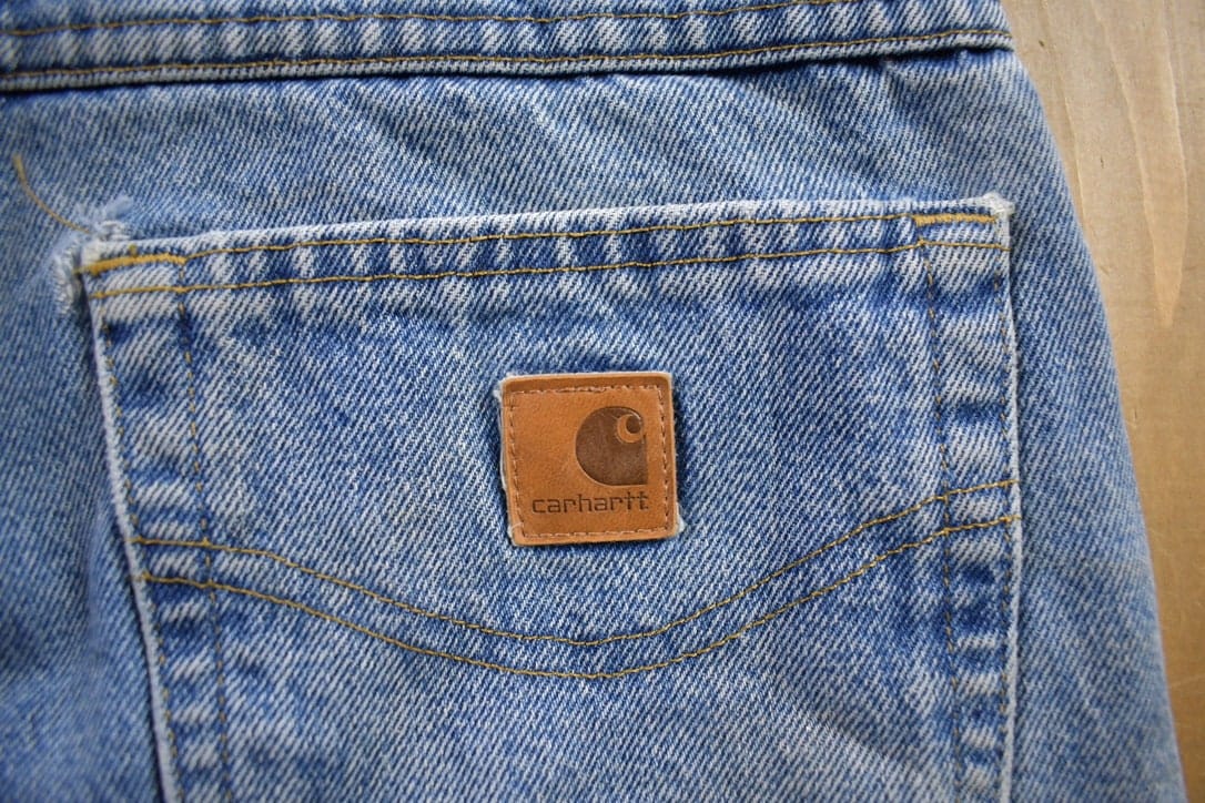 Vintage 1990s Carhartt Blanket Lined Pants Men's 32 x 30 - Image 5