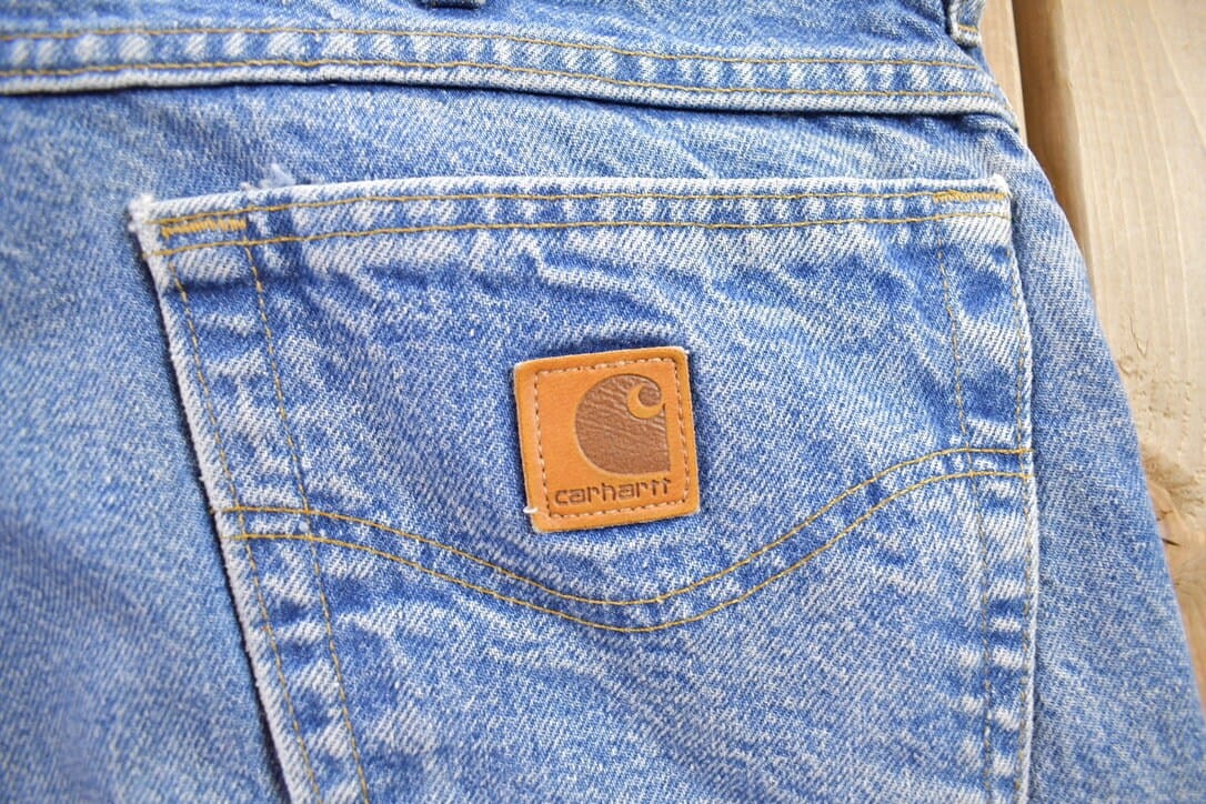 Vintage 1990s Carhartt Blanket Lined Work Pants Men's 42 x 30 - Image 6