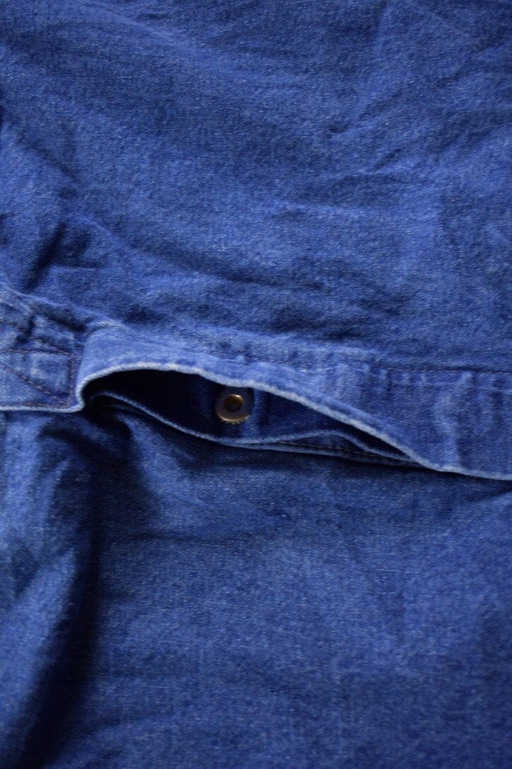 Vintage 1990s Carhartt Blue Denim Overalls Men's 50 x 28 - Image 4