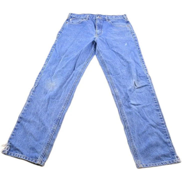 Vintage 1990s Carhartt Blue Work Jeans Men's 32 x 33