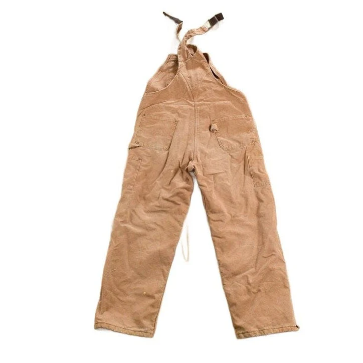 Vintage 1990s Carhartt Canvas Double Knee Overalls Men's 40 x 30 - Image 2