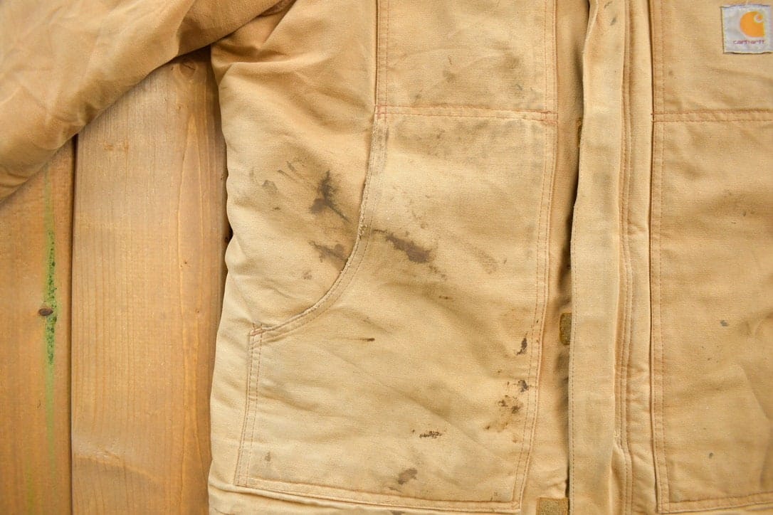 Vintage 1990s Carhartt Canvas Work Jacket Men's XL - Image 3