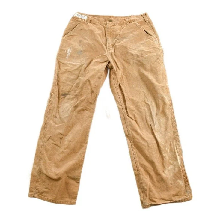 Vintage 1990s Carhartt Carpenter Pants Men's 34 x 30 - Image 2