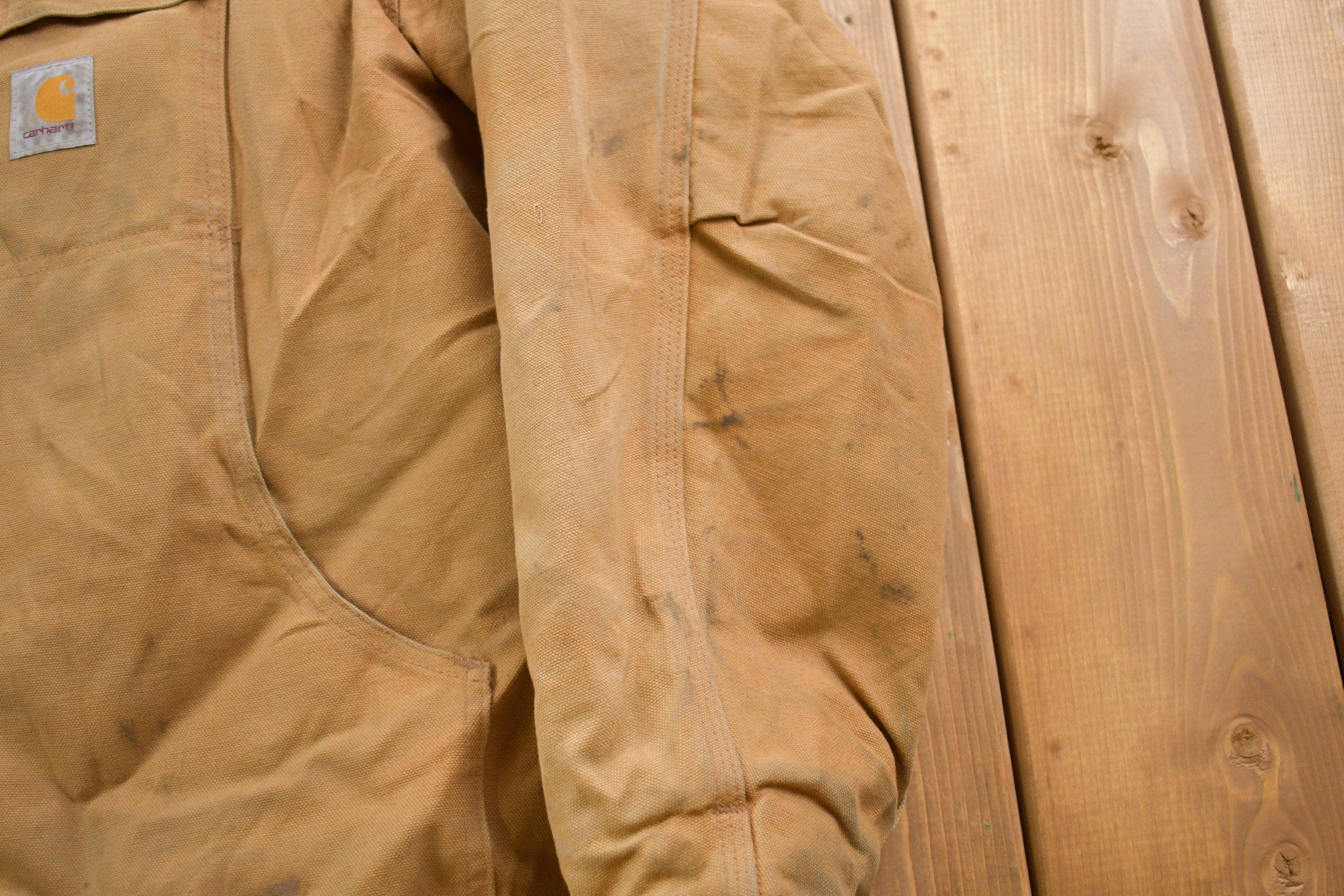 Vintage 1990s Carhartt Chore Jacket Men's 2XL - Image 5