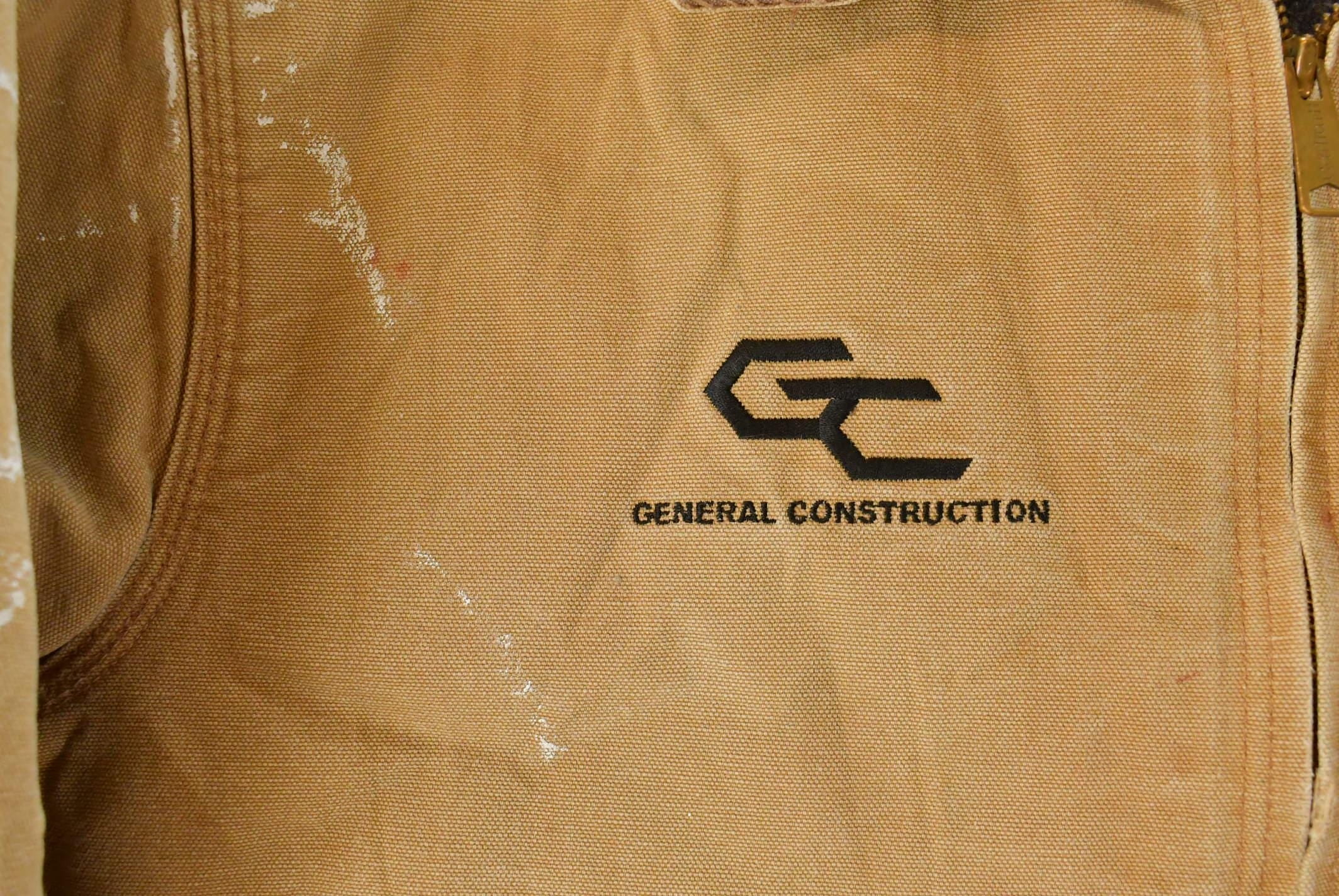 Vintage 1990s Carhartt Detroit Jacket Blanket Lined Men's Large - Image 5