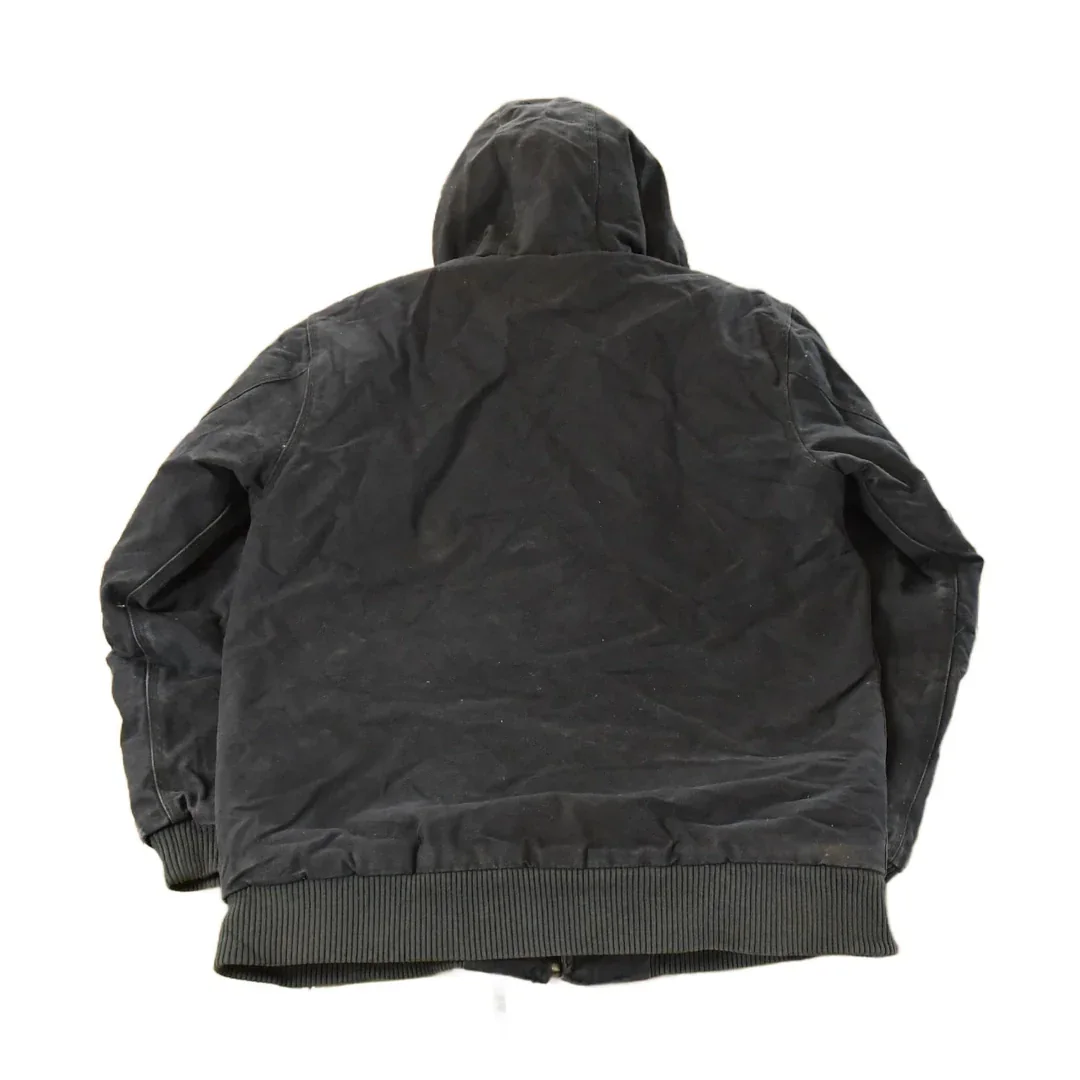 Vintage 1990s Carhartt Hooded Jacket Youth XL - Image 2