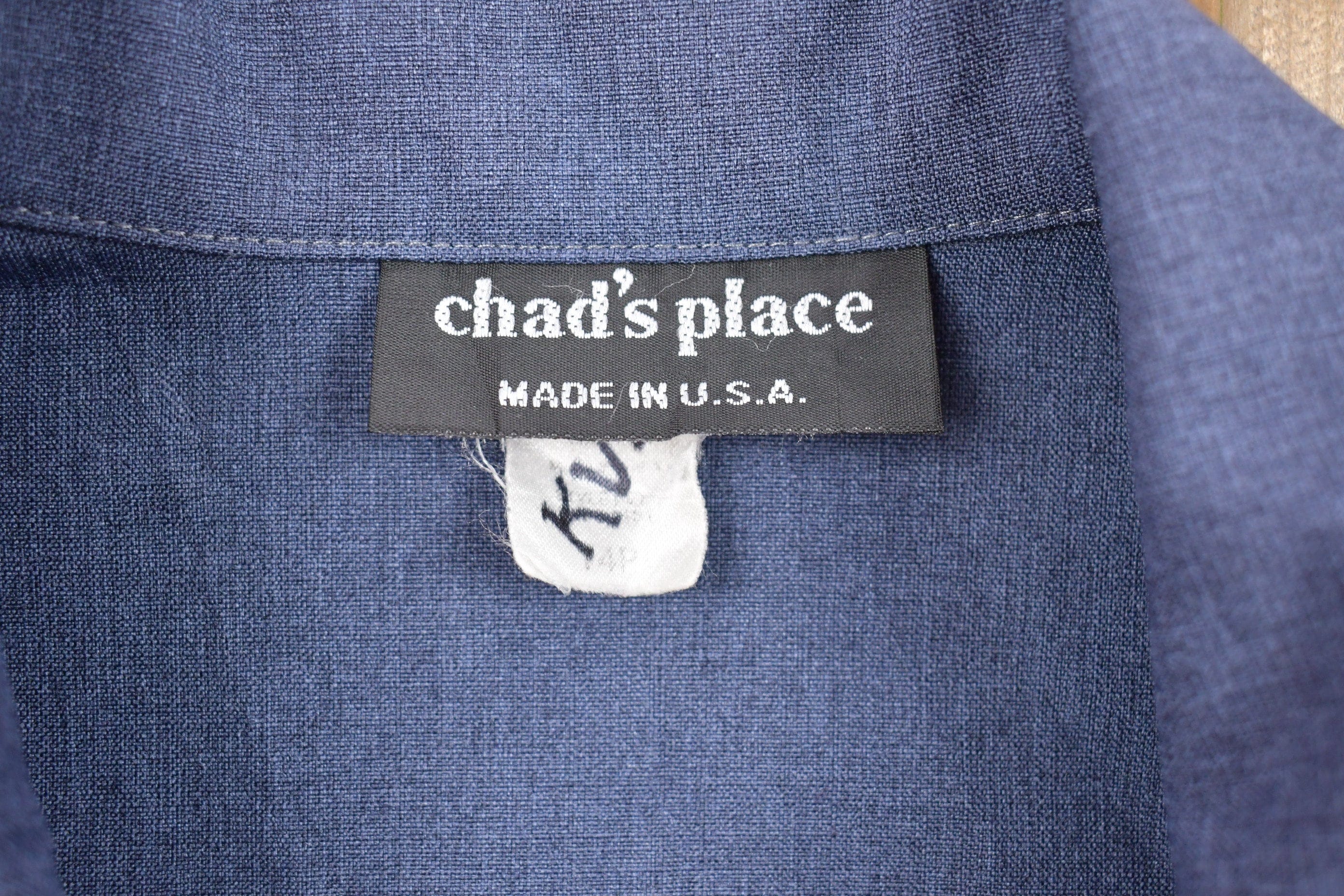 Vintage 1990s Chads Place Button Up Shirt Men's Large - Image 3
