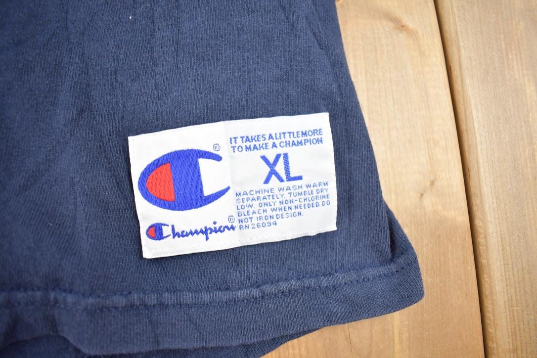 Vintage 1990s Champion North Carolina Basketball University Collegiate Graphic Tank Top Men's XL - Image 4