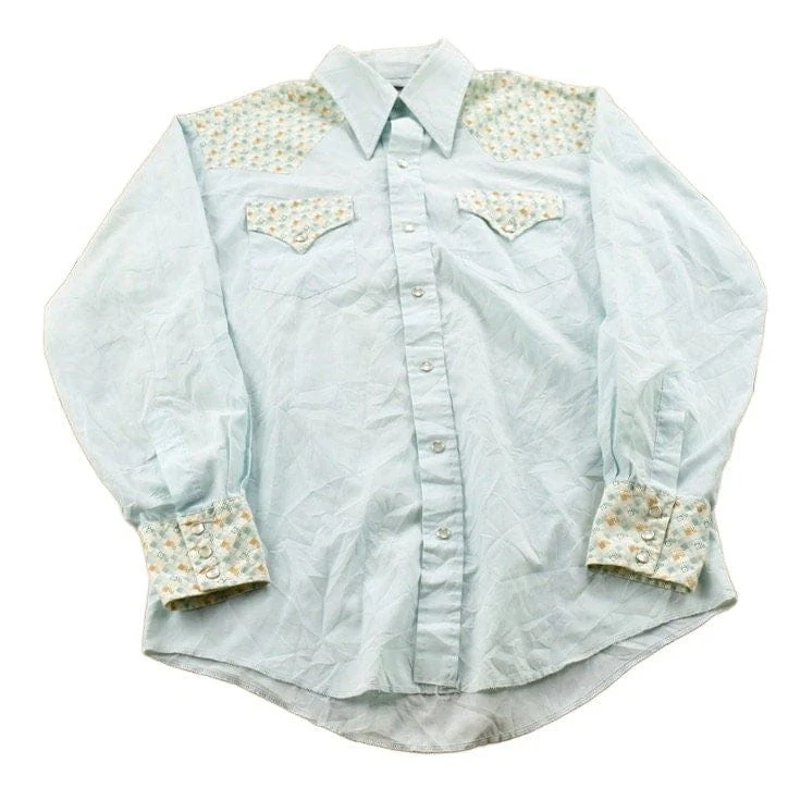 Vintage 1990s Champion Westerns Button Up Cowboy Shirt Men's XL