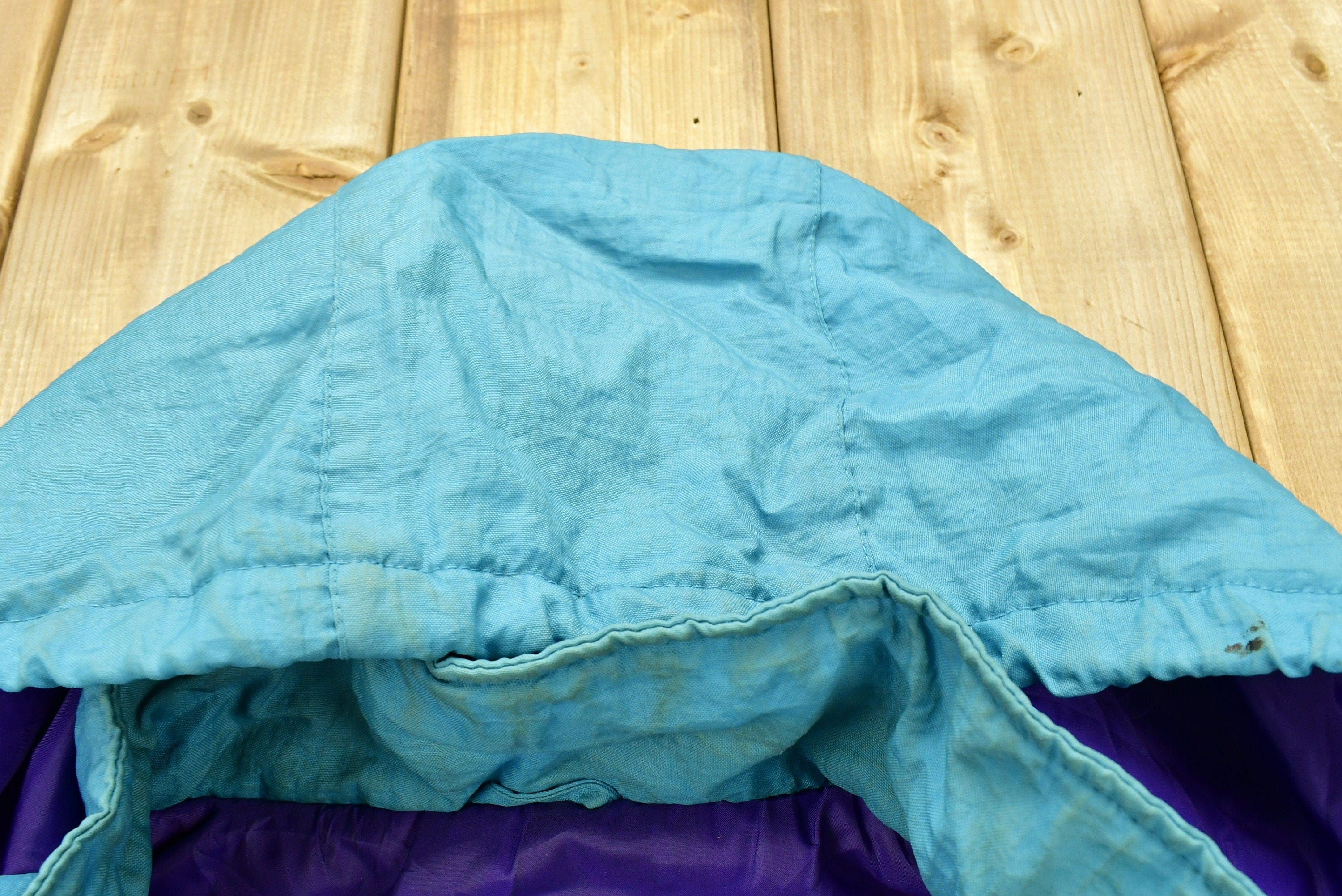 Vintage 1990s Charlotte Hornets NBA Distressed Anorak Puffer Jacket Men's XL - Image 10