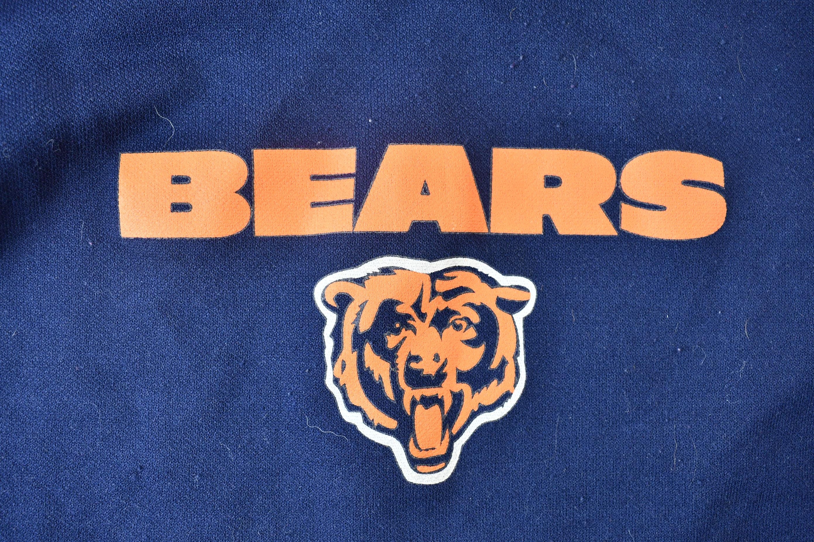 Vintage 1990s Chicago Bears NFL Football Graphic Logo Jersey Youth M - Image 3