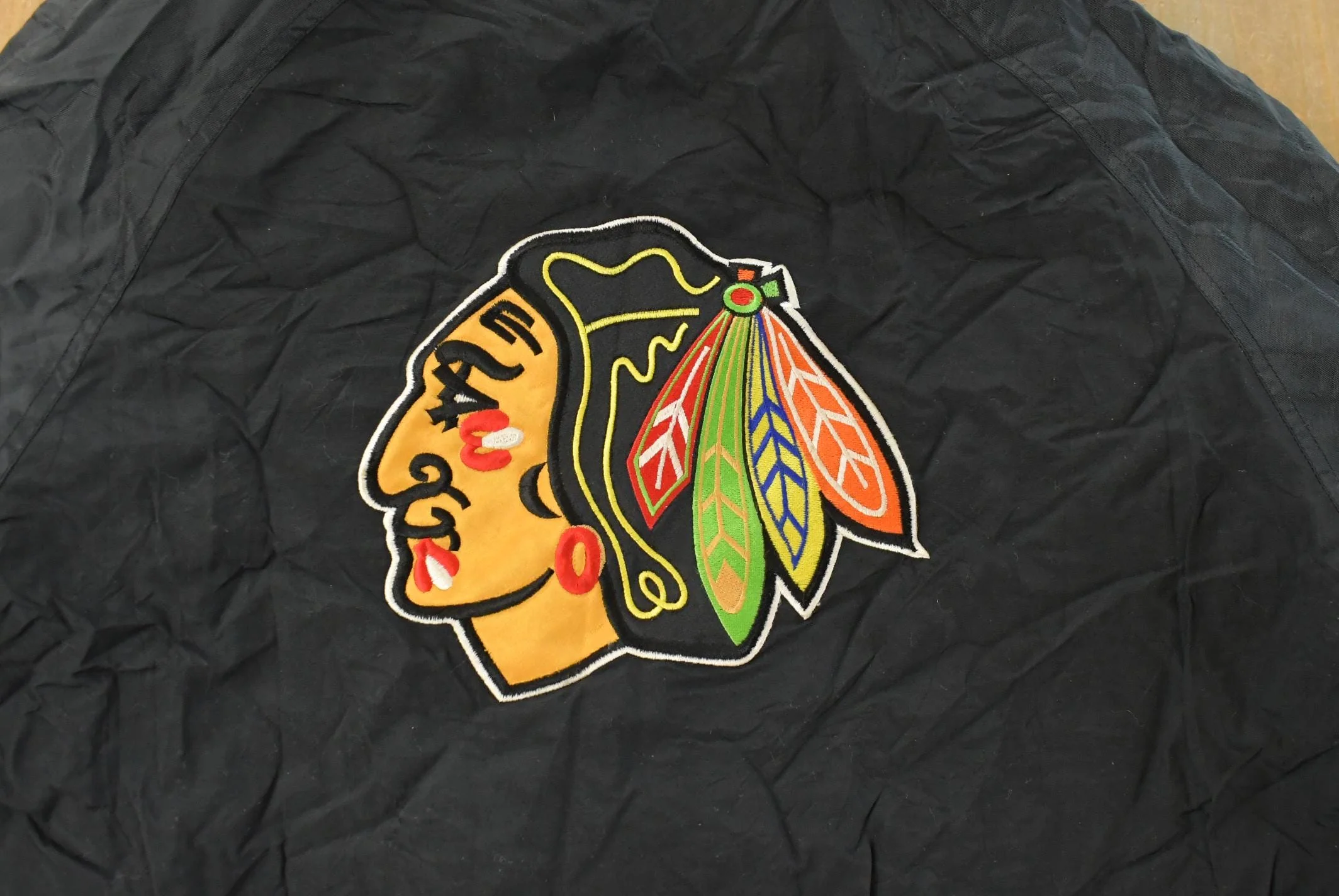 Vintage 1990s Chicago Blackhawks NHL Starter Anorak Jacket Youth XL Men's XL - Image 8